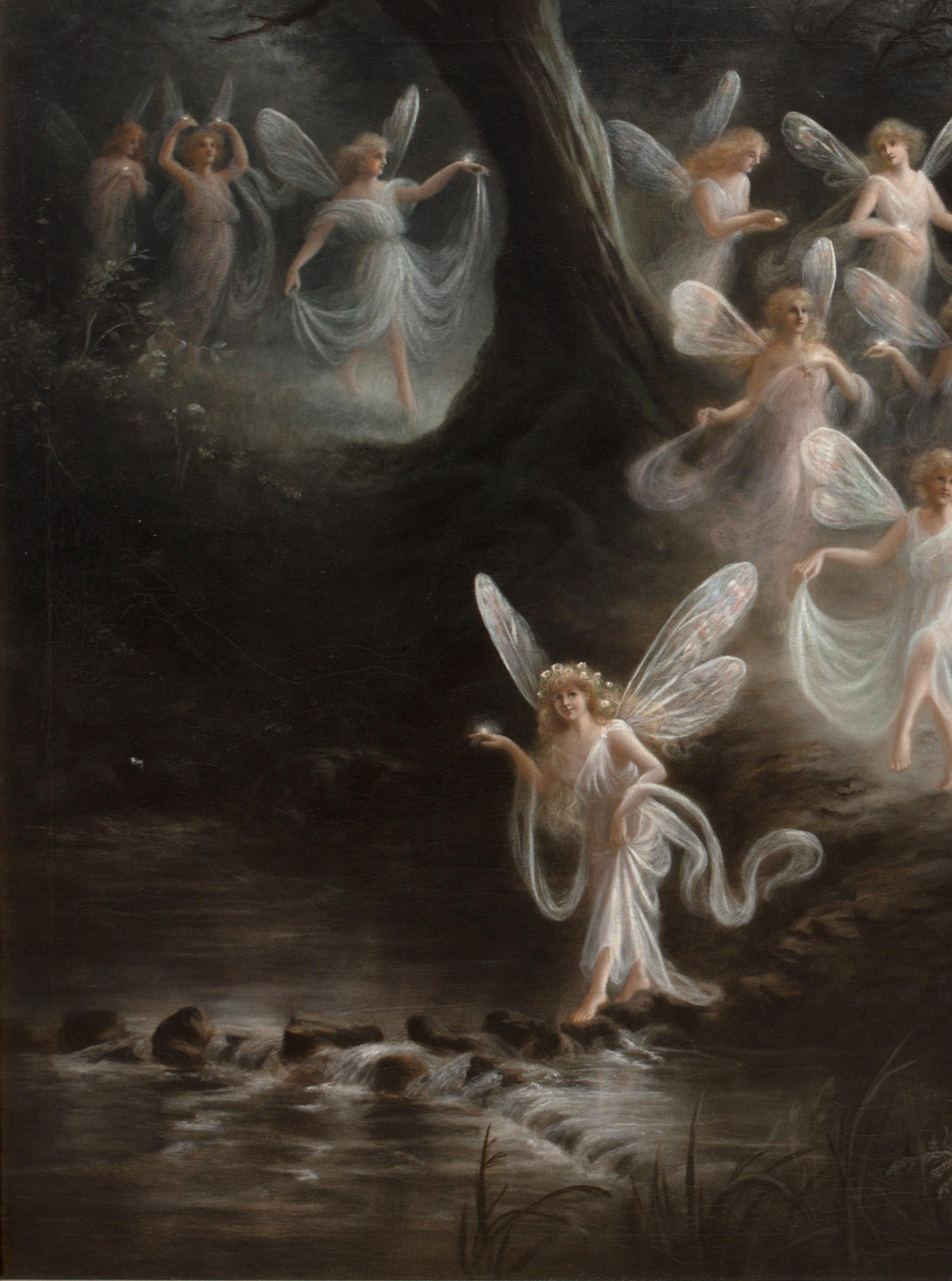 Le jardin enchanté des fées, 19e siècle par Georgie HOBSON (19e siècle) en vente 6