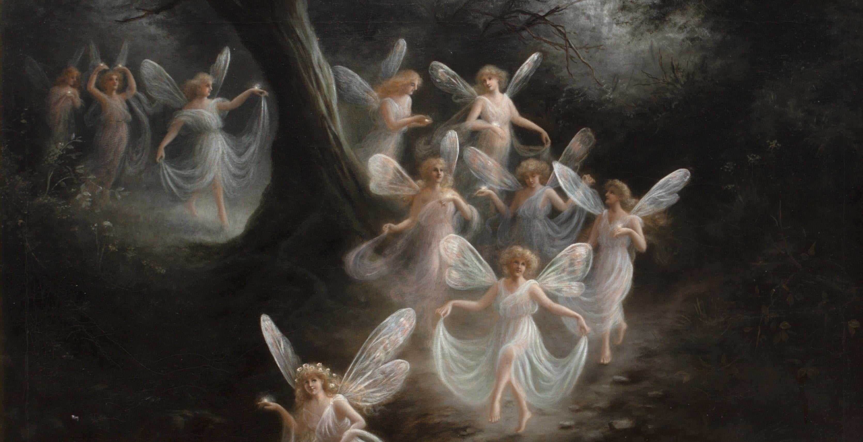 Le jardin enchanté des fées, 19e siècle par Georgie HOBSON (19e siècle) en vente 3