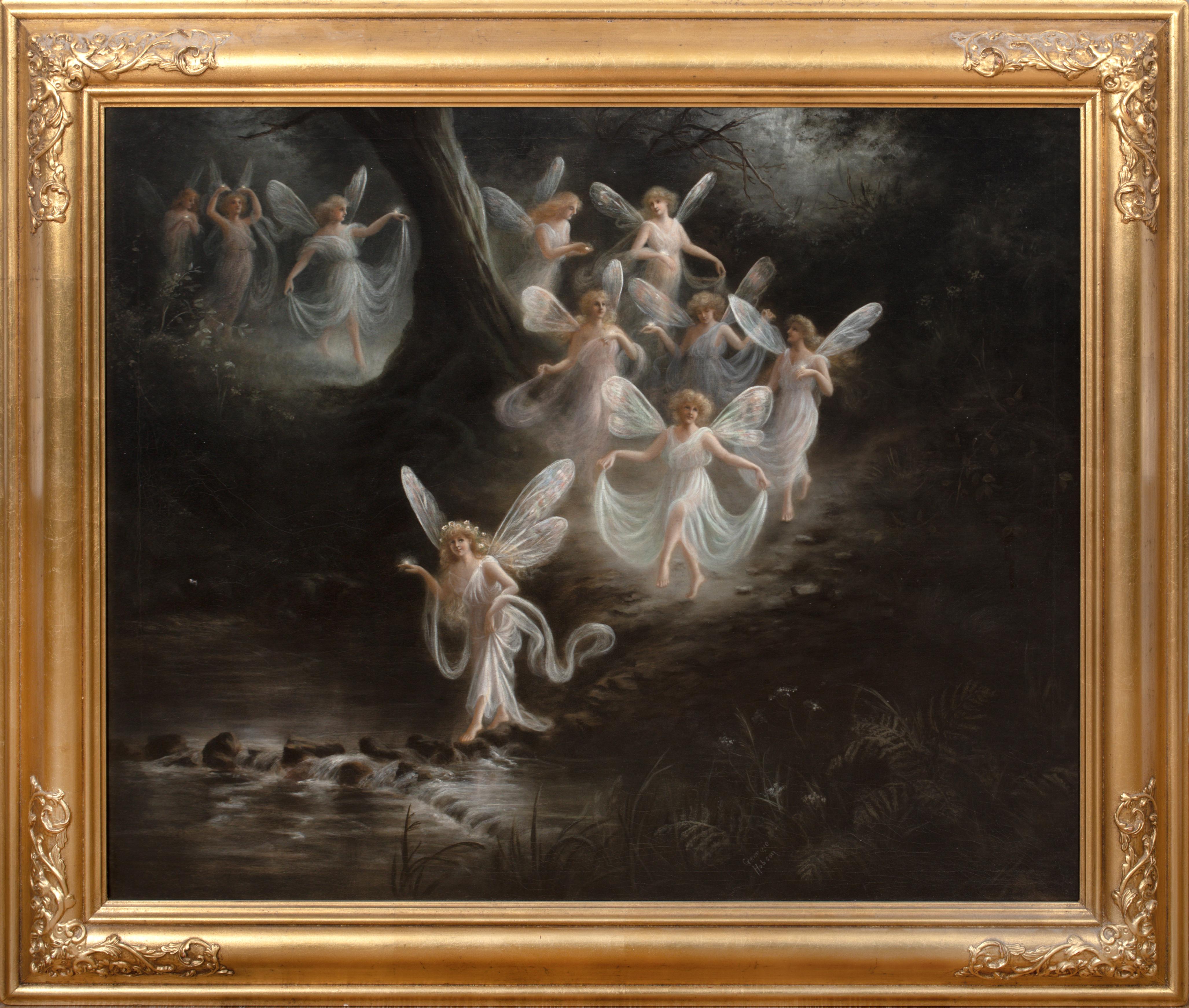 Le jardin enchanté des fées, 19e siècle par Georgie HOBSON (19e siècle)