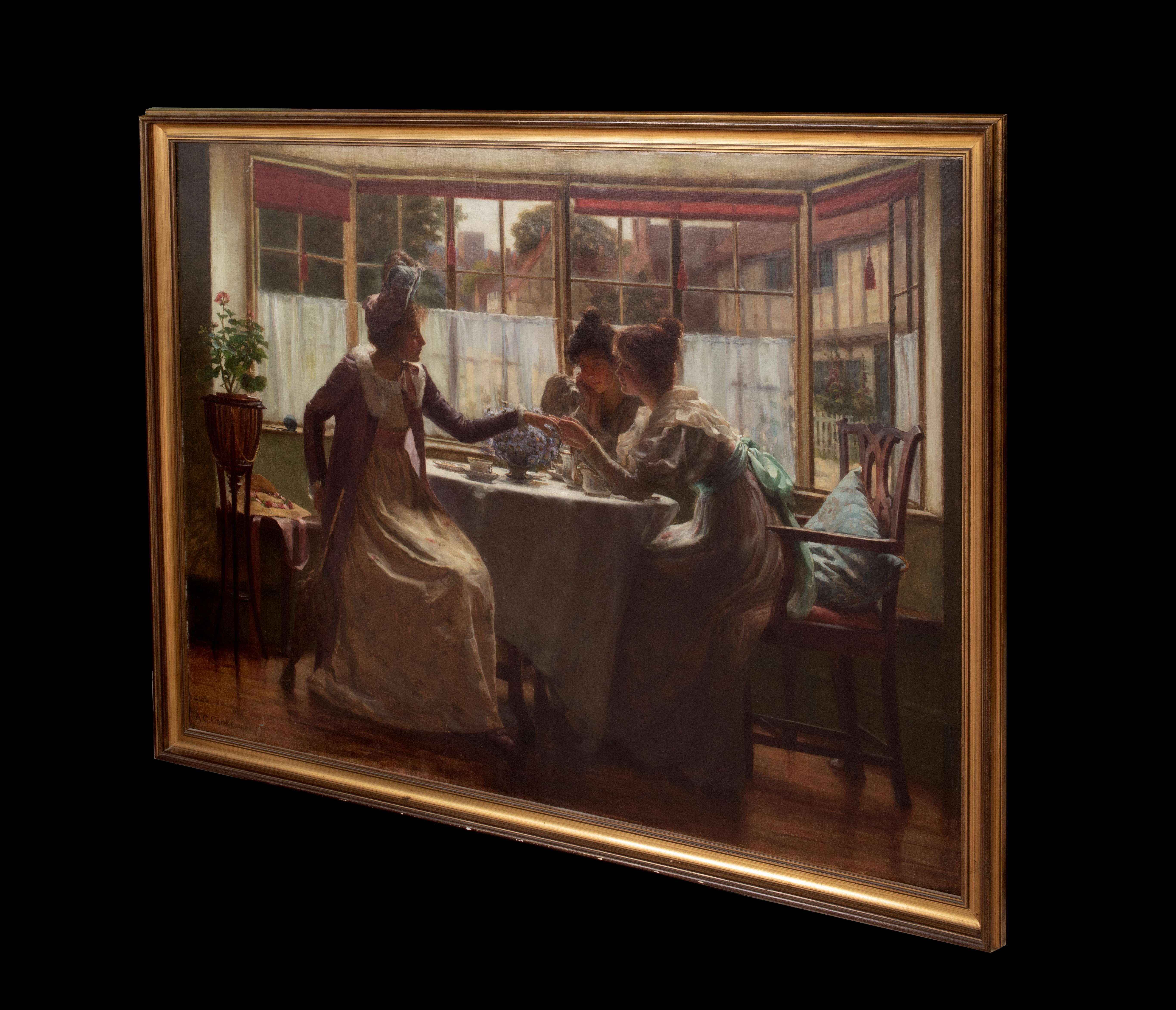 The Engagement Ring, 19th Century   by Arthur Claude Cooke (1867-1951)   For Sale 5