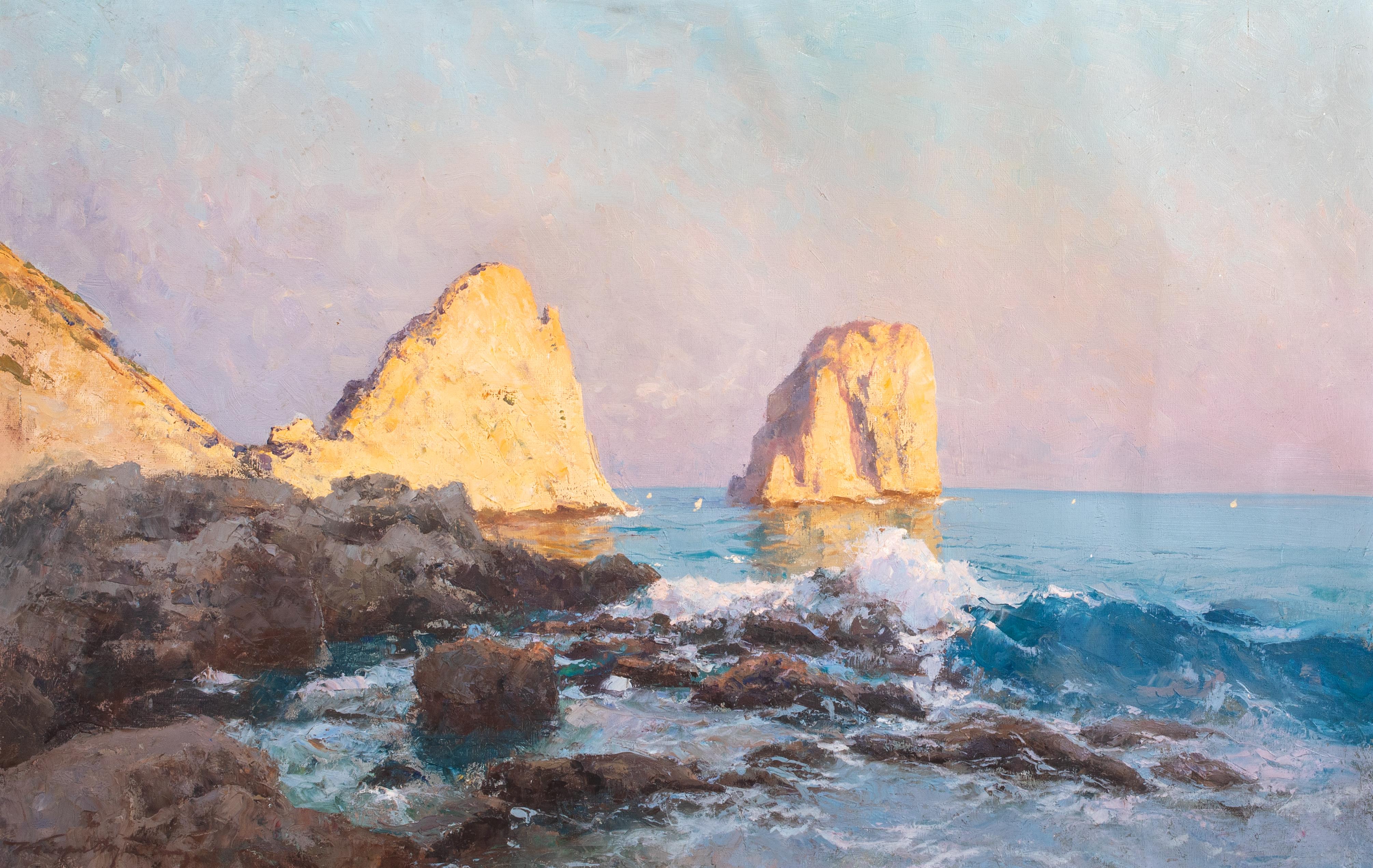 Die Faraglioni-Berge, Capri, Italien, 19. Jahrhundert

von Jenő Kárpáthy (1871-1950) Verkauf für 22.000 $

Große Ansicht der Faraglioni-Felsen, Capri, 19. Jahrhundert, Öl auf Leinwand von Jeno Karpathy. Ausgezeichnete Qualität und Zustand großes