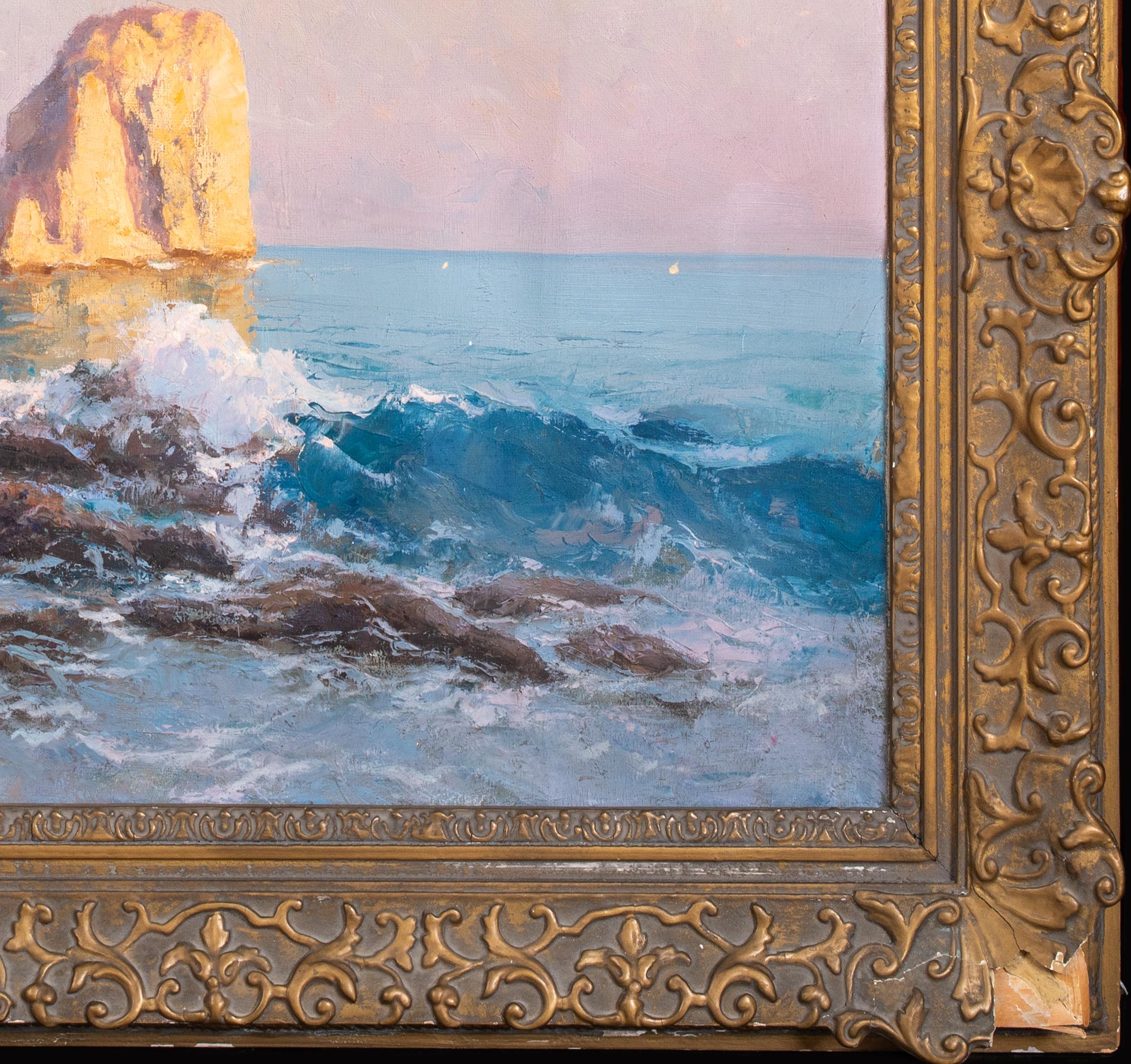 Die Faraglioni-Berge, Capri, Italien, 19. Jahrhundert  von Jenő Kárpáthy (1871-1950) 1