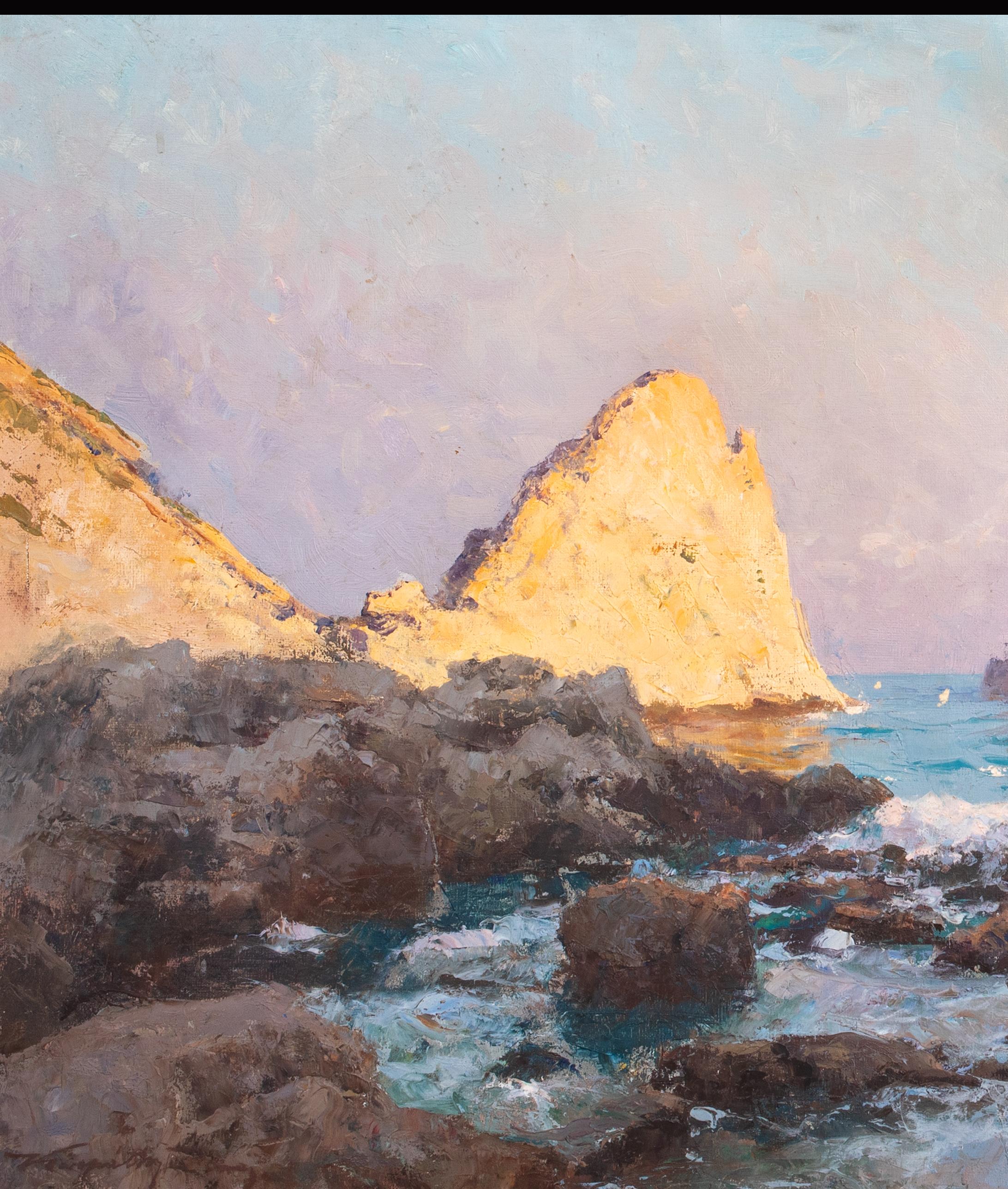 Die Faraglioni-Berge, Capri, Italien, 19. Jahrhundert  von Jenő Kárpáthy (1871-1950) 5
