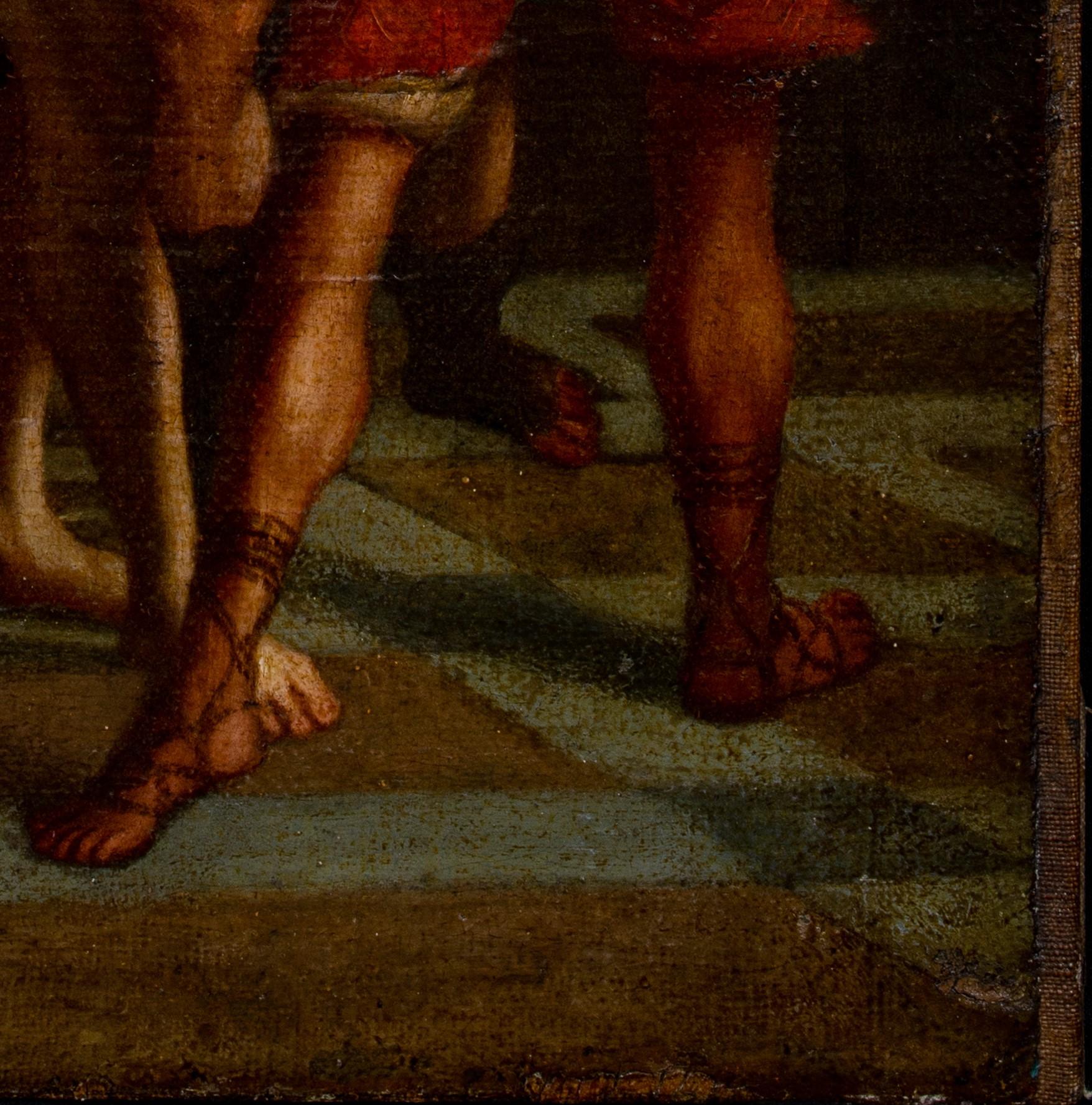 La flagellazione di Cristo, XVII secolo

Scuola di italiano

Antico Maestro italiano del XVII secolo raffigurante la flagellazione di Cristo, olio su tela. Buona qualità e condizione con firma indistinta sul verso e vecchio stencil della vendita