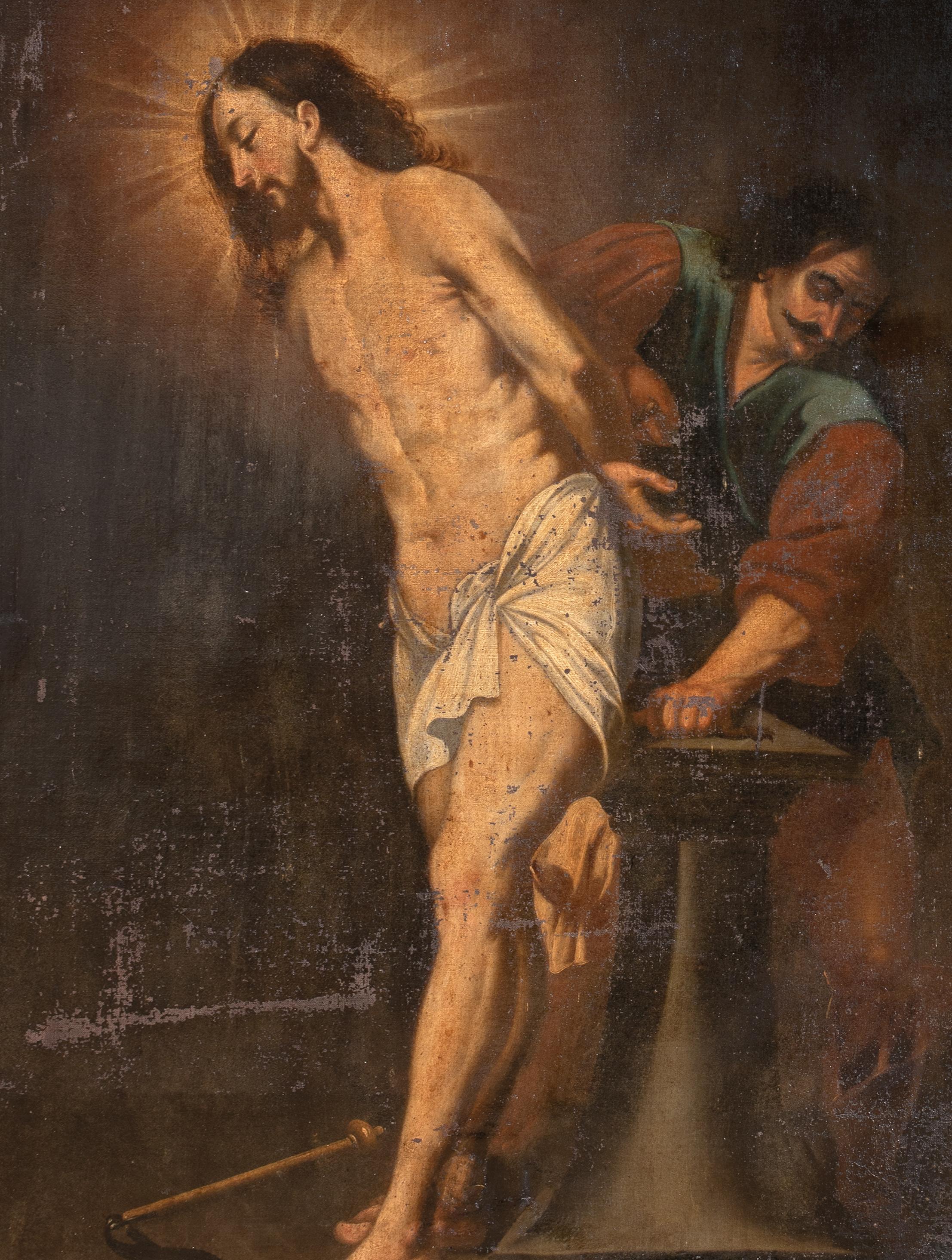 La flagellazione di Cristo, XVII secolo

Scuola di italiano

Raffinata ed enorme raffigurazione del XVII secolo dell'Antico Maestro italiano della Flagellazione di Cristo, olio su tela. Rappresentazione a figura intera di eccellente qualità degli
