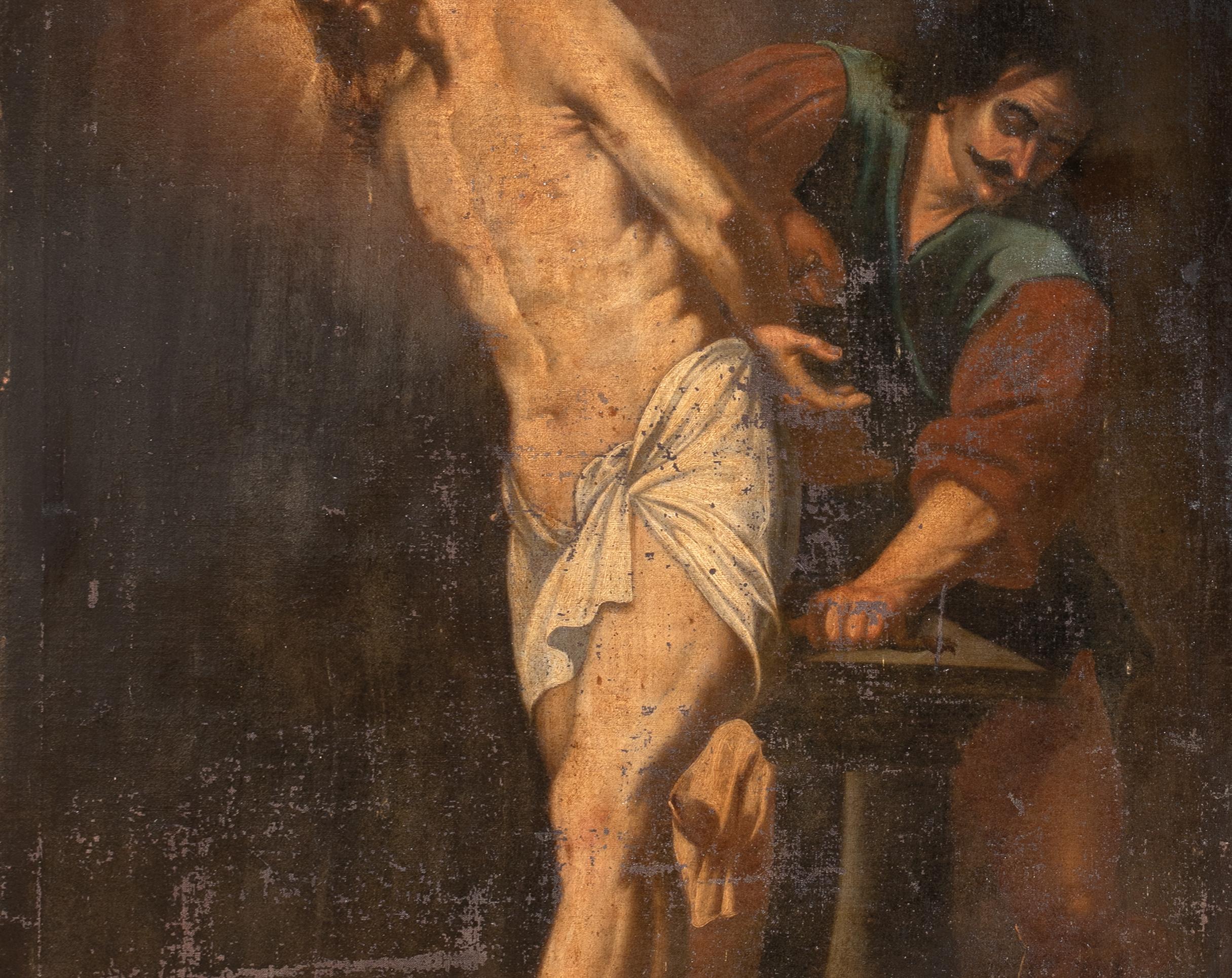 La flagellazione di Cristo, XVII secolo  Scuola italiana Old Master in vendita 2