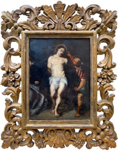 The Flagellation of Christ, Alter Meister, Flemish School, Öl auf Kupfer