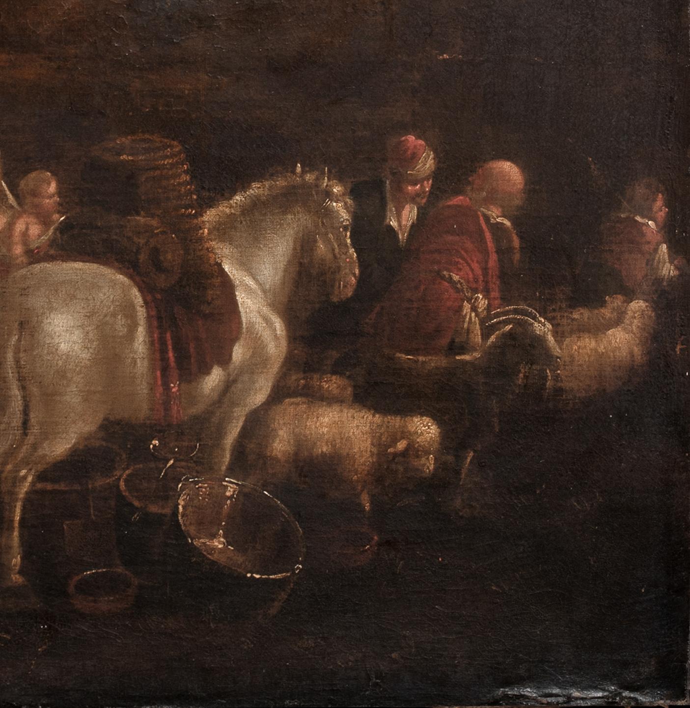 La fuite en Égypte, École du XVIe siècle de JACOPO BASSANO (1510-1592) en vente 4