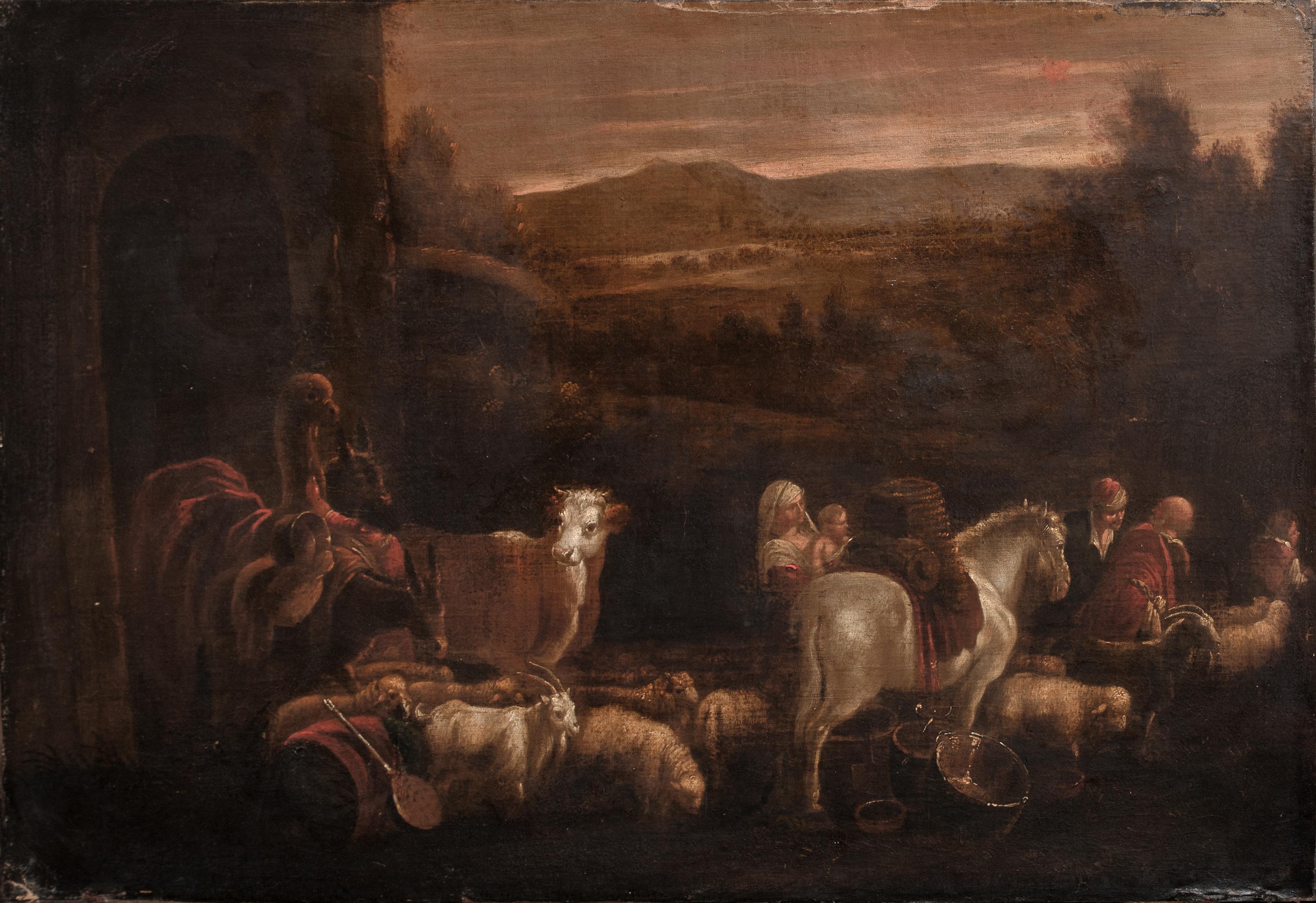 The Flight Into Egypt, 16th Century School of JACOPO BASSANO (1510-1592)