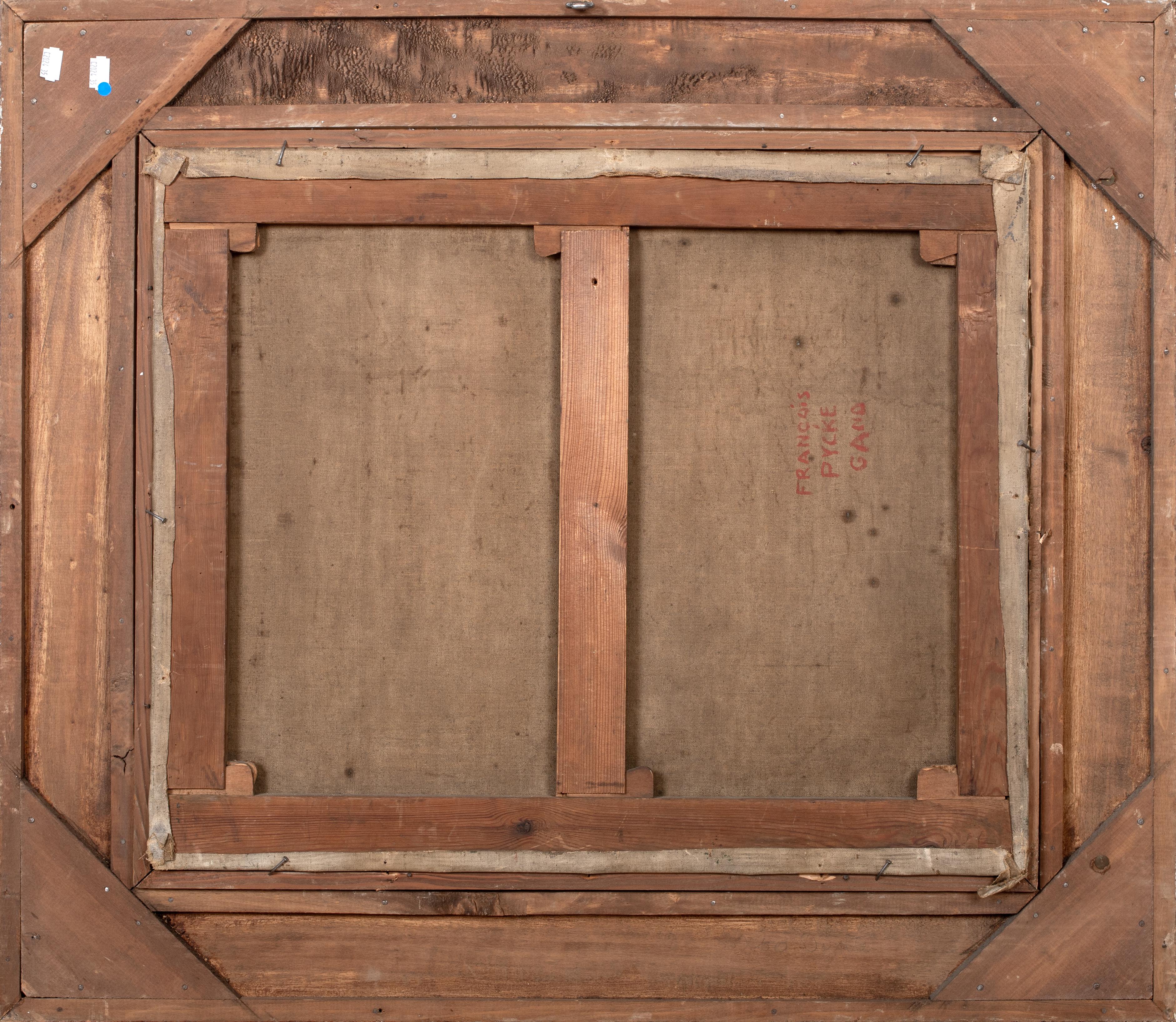 Der blühende Baum, Fluss Rhone, Genf um 1920 von Francois Pycke (1890-1960) im Angebot 5