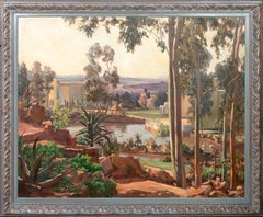 Los jardines de Milner Park, Johannesburgo, Sudáfrica, Exposición del Imperio, 1936