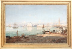 The Giudecca, Venice, 19th Century  by CHRISTIAN JOHANNES WILBERG (1839-1892)