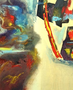 Abstract Expressionist Golden Gate Bridge and Coastal Highway