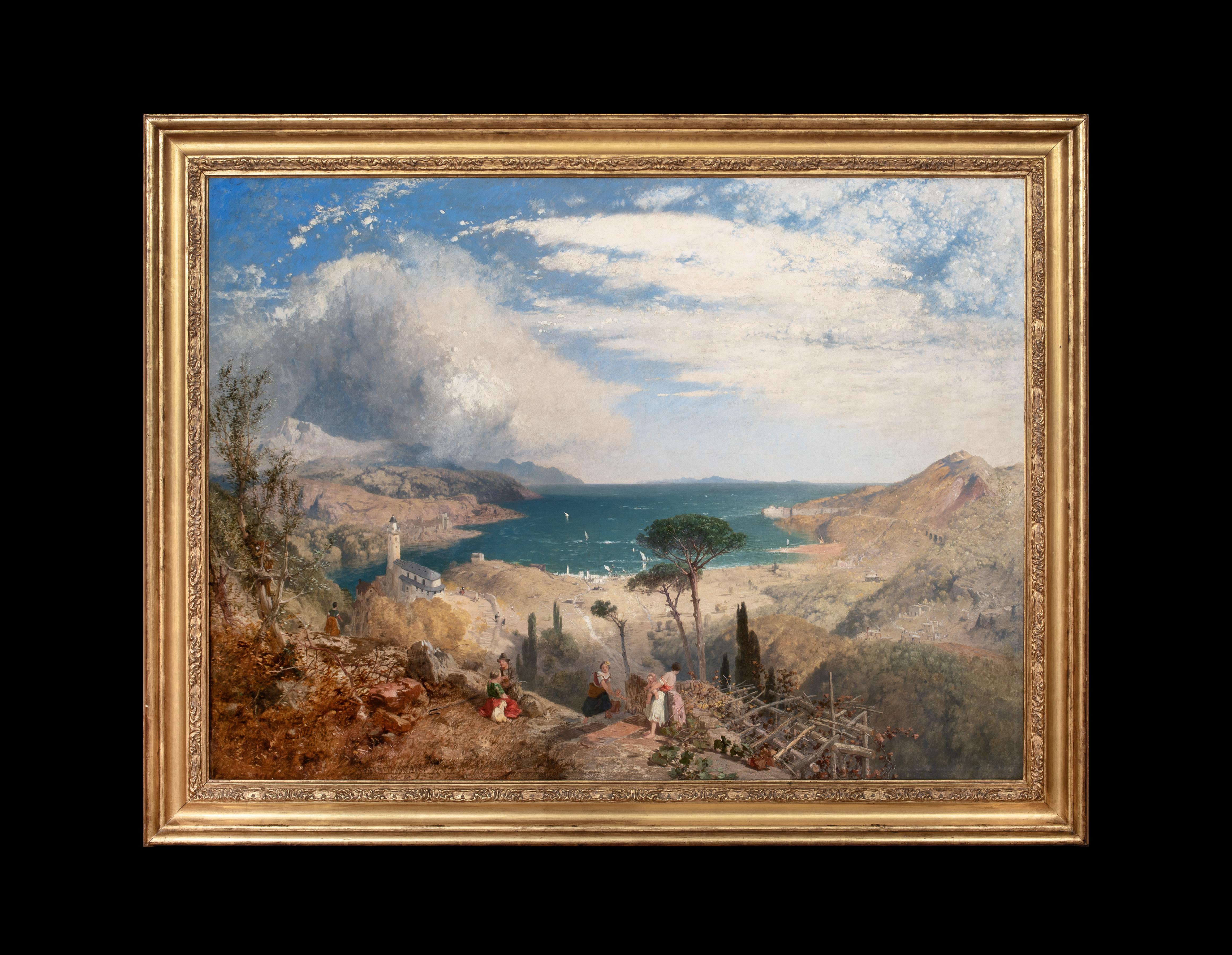 The Gulf Of Spezia, 19th Century  by James Baker Pyne (1800-1870) - Painting by Unknown