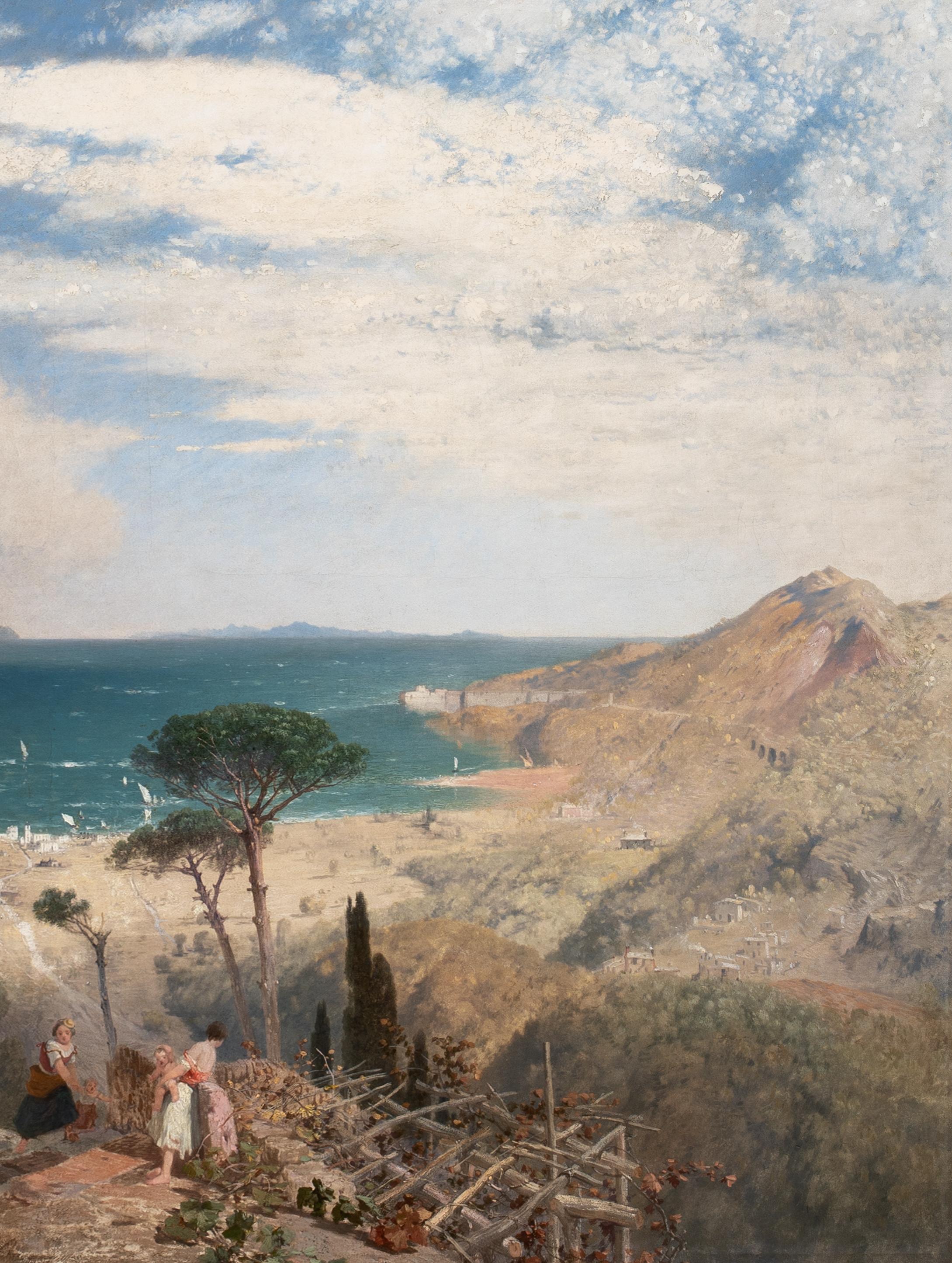 The Gulf Of Spezia, 19th Century  by James Baker Pyne (1800-1870) For Sale 2