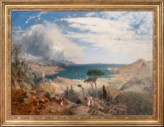 The Gulf Of Spezia, 19th Century  by James Baker Pyne (1800-1870)