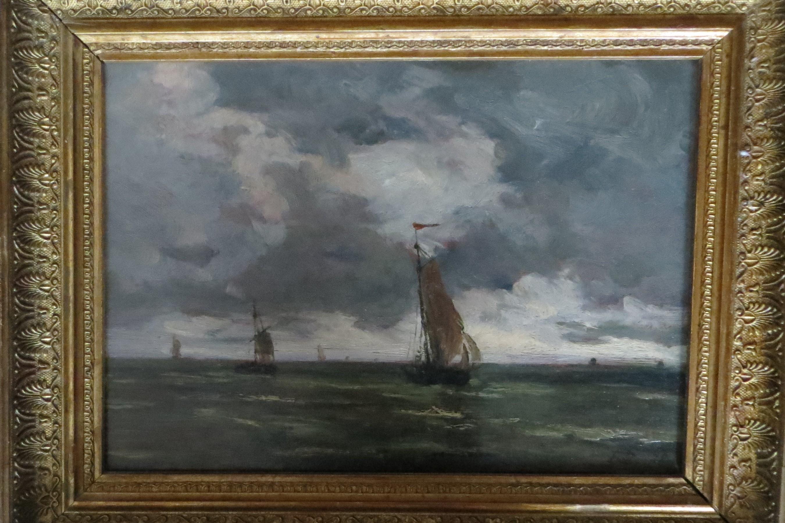 The Harbor of Trouville  - Painting by Unknown