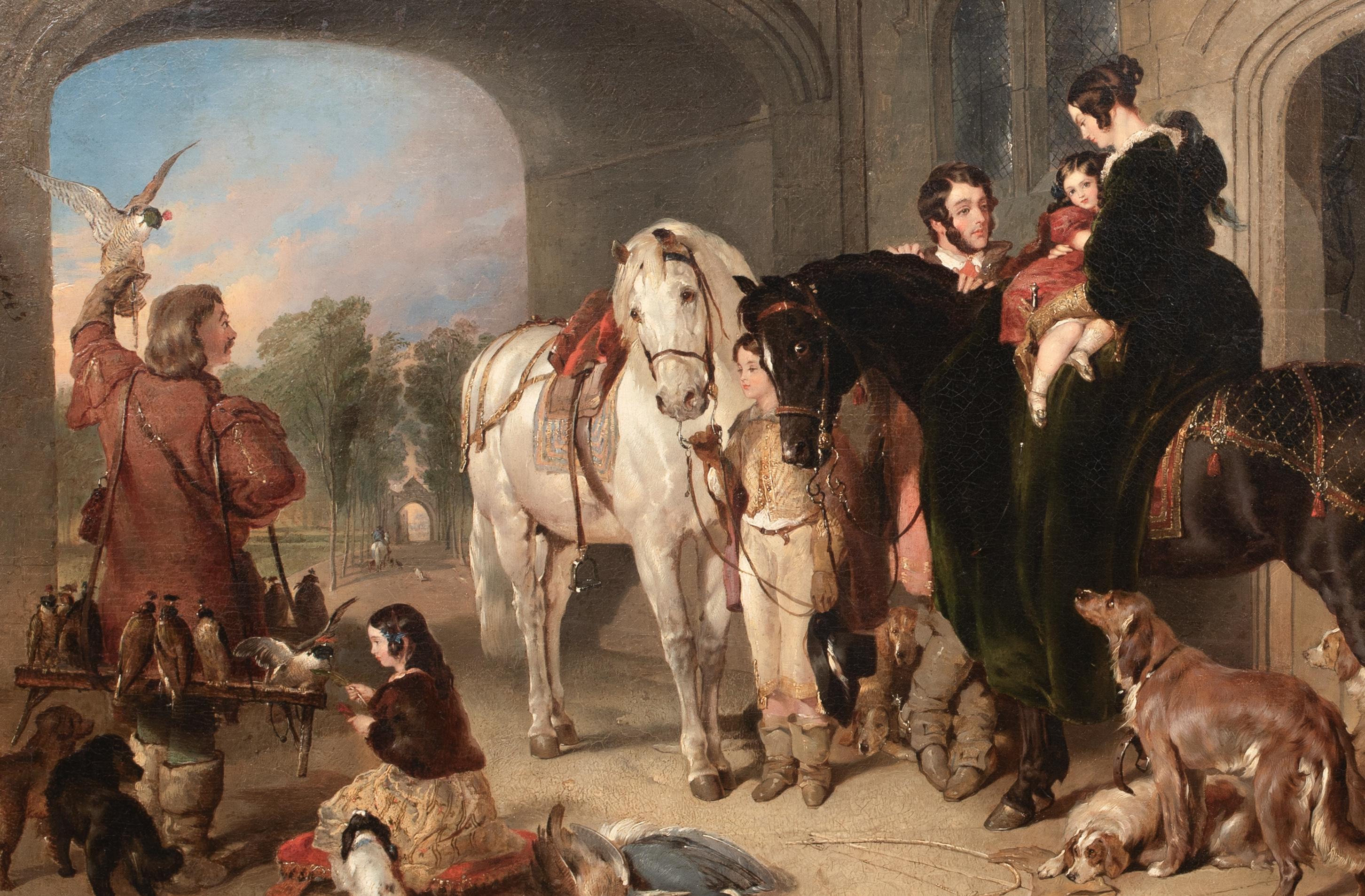 La fiesta de Hawking, fechada en 1840  de John Frederick PASMORE (1820-1881) 1