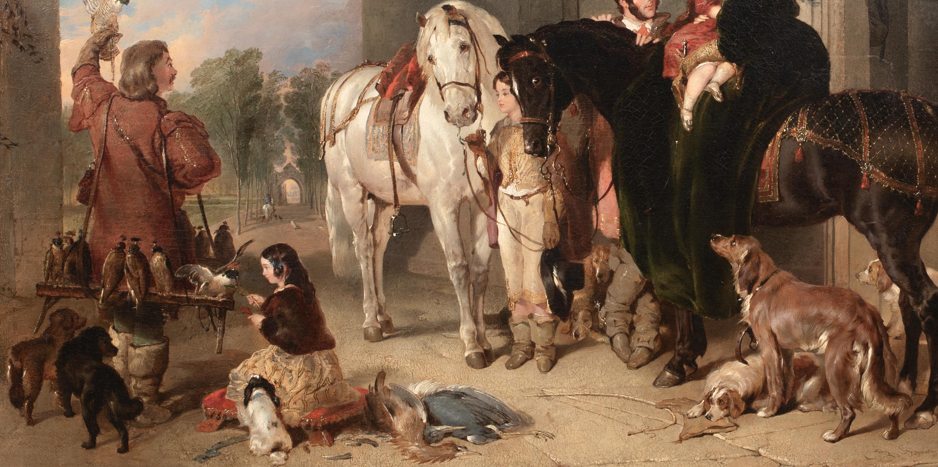 La fiesta de Hawking, fechada en 1840  de John Frederick PASMORE (1820-1881) 3
