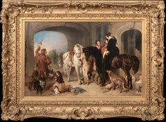 La fiesta de Hawking, fechada en 1840  de John Frederick PASMORE (1820-1881)