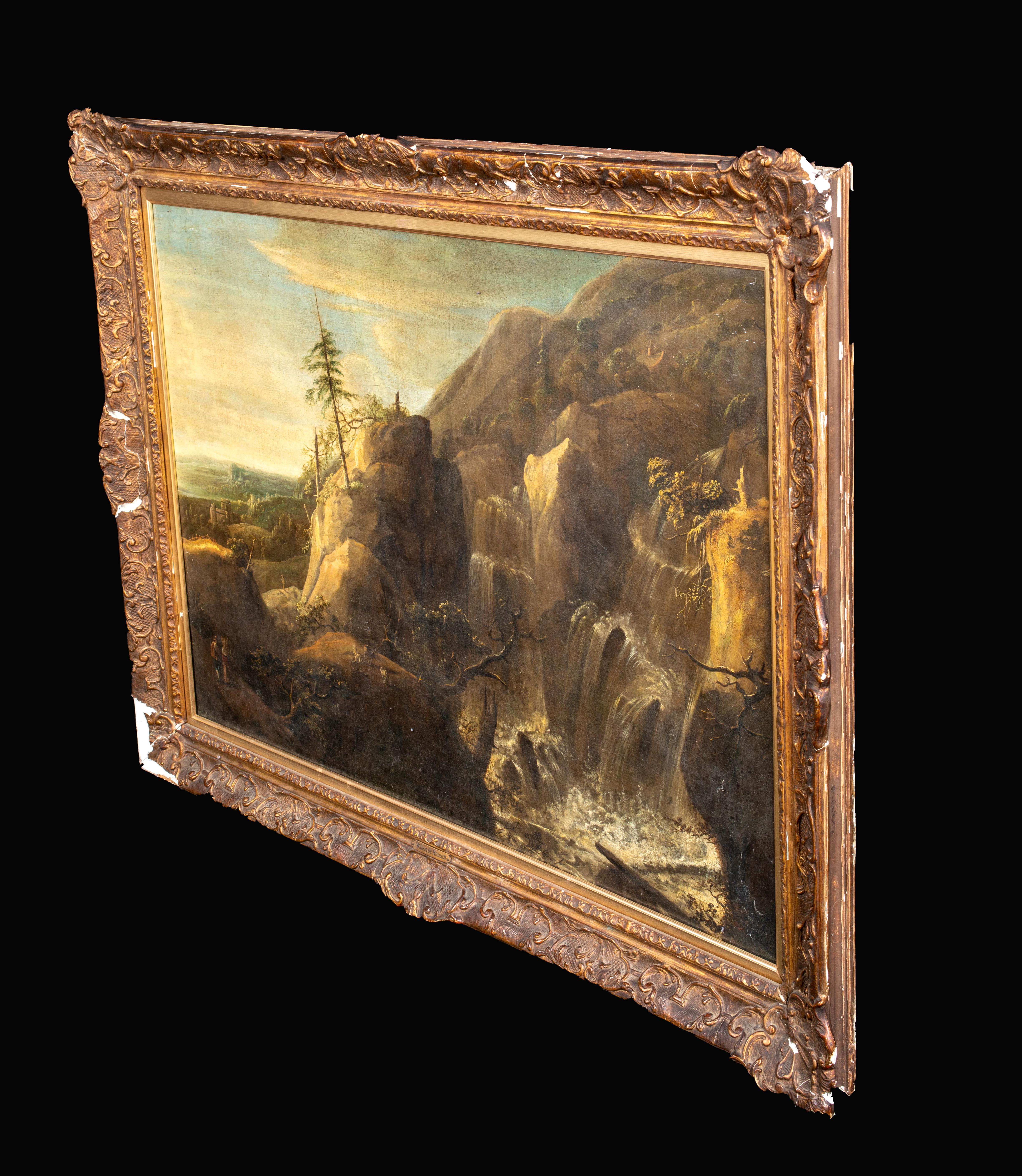 La battuta di caccia, XVII secolo - Scuola di Simon KICK (1603-1652) in vendita 5