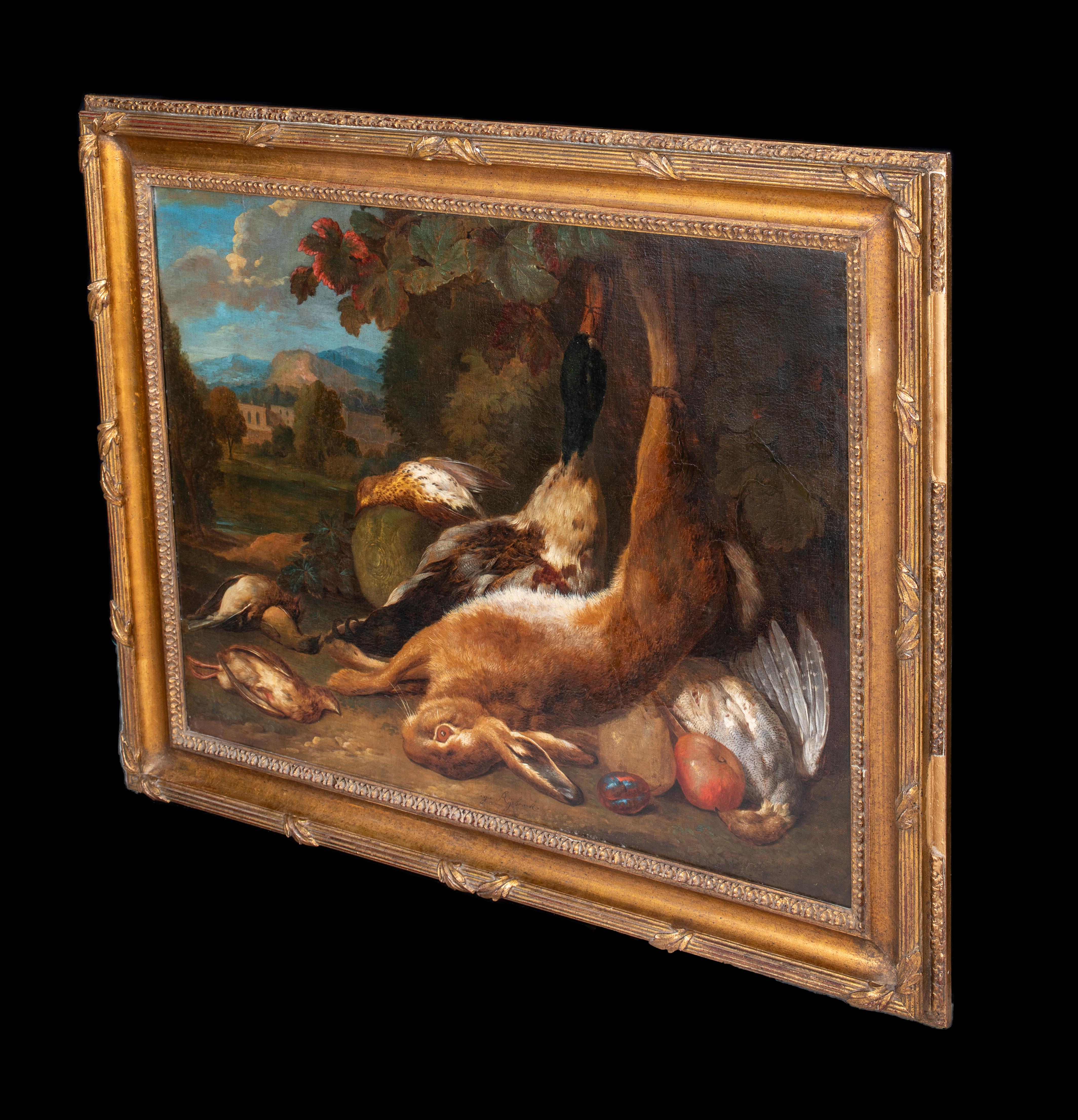 Il ritorno dei cacciatori, natura morta di selvaggina, 18° secolo  da Gerard Rysbraeck 6