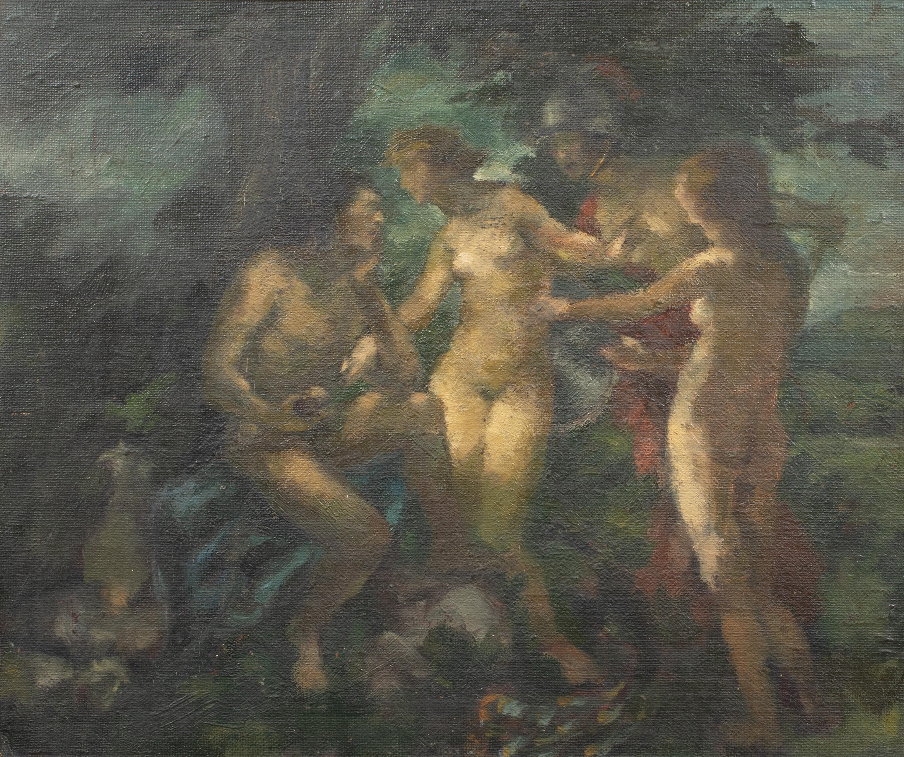 The Judgement Of Paris, 19th Century  - Painting by Unknown