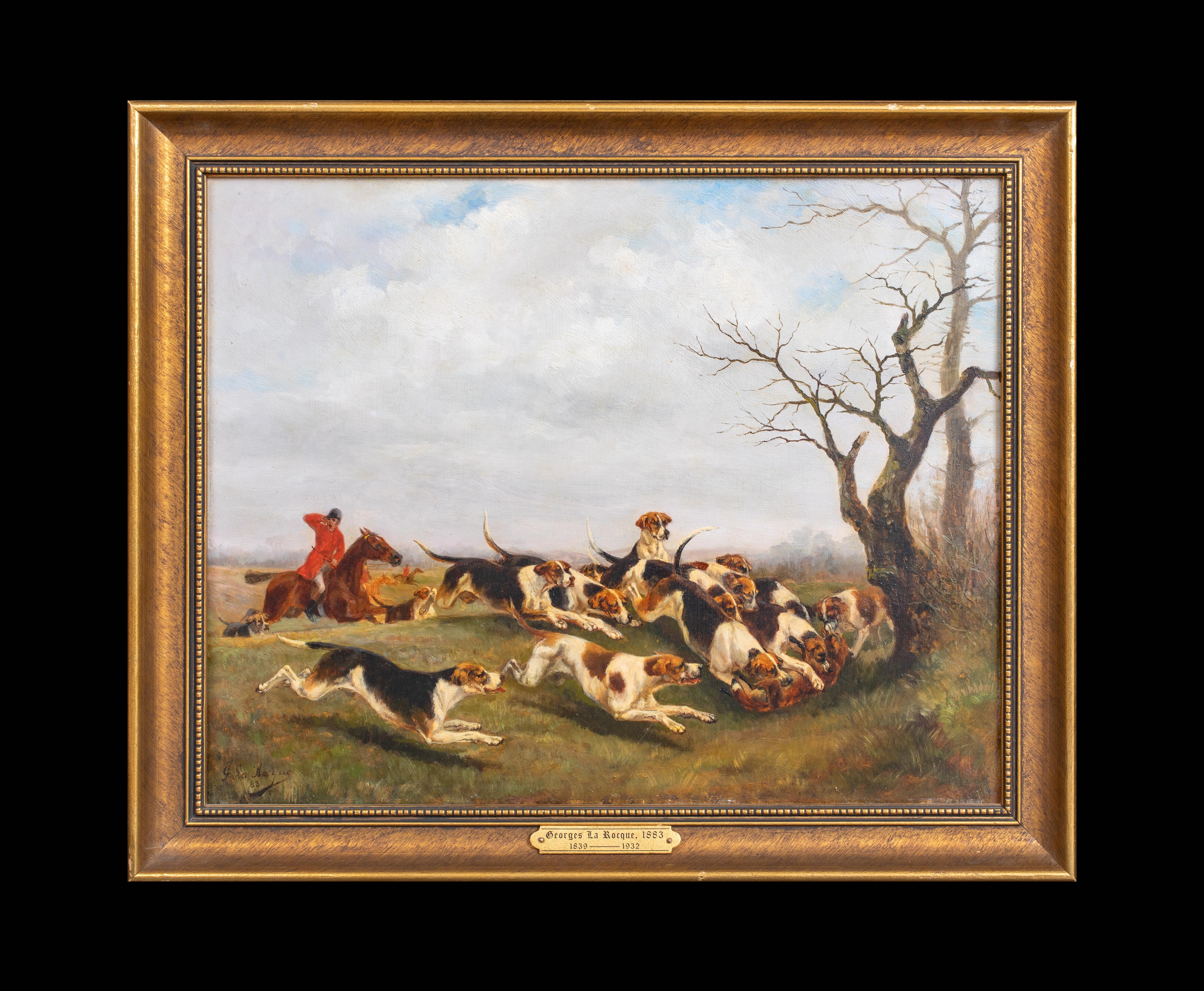 La tueur, 19e siècle par Georges LAROCQUE - Painting de Unknown
