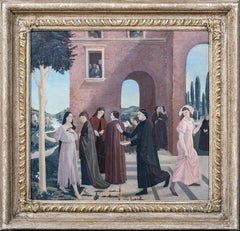 The King & The Beggar Maid, early 20th Century Arts & Crafts MARJORIE MCGILL