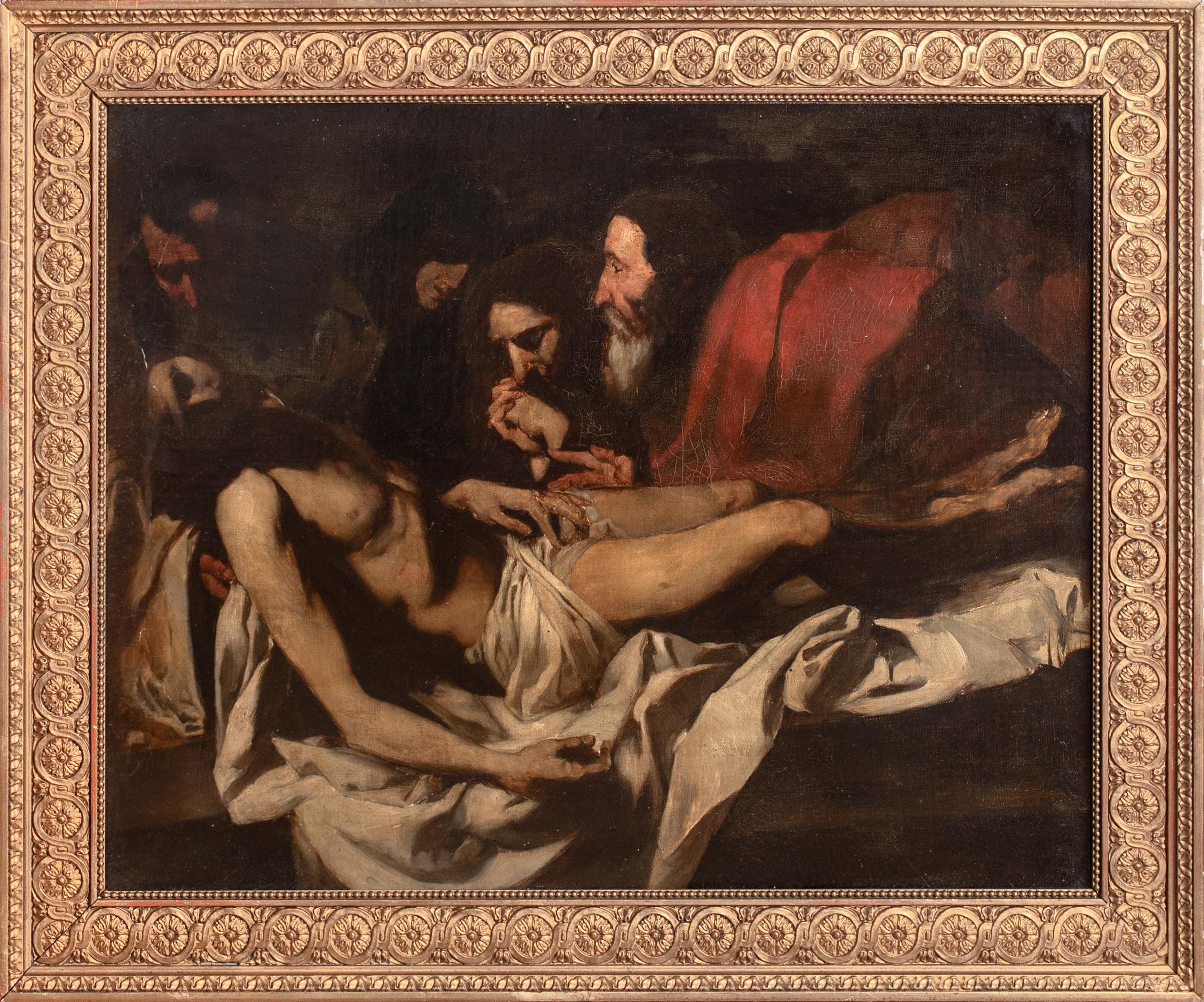 The Lamentation Of Christ, 17th Century - Painting by Unknown