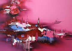 "The Lantern Day", Red pinkish. serenity and peaceful
