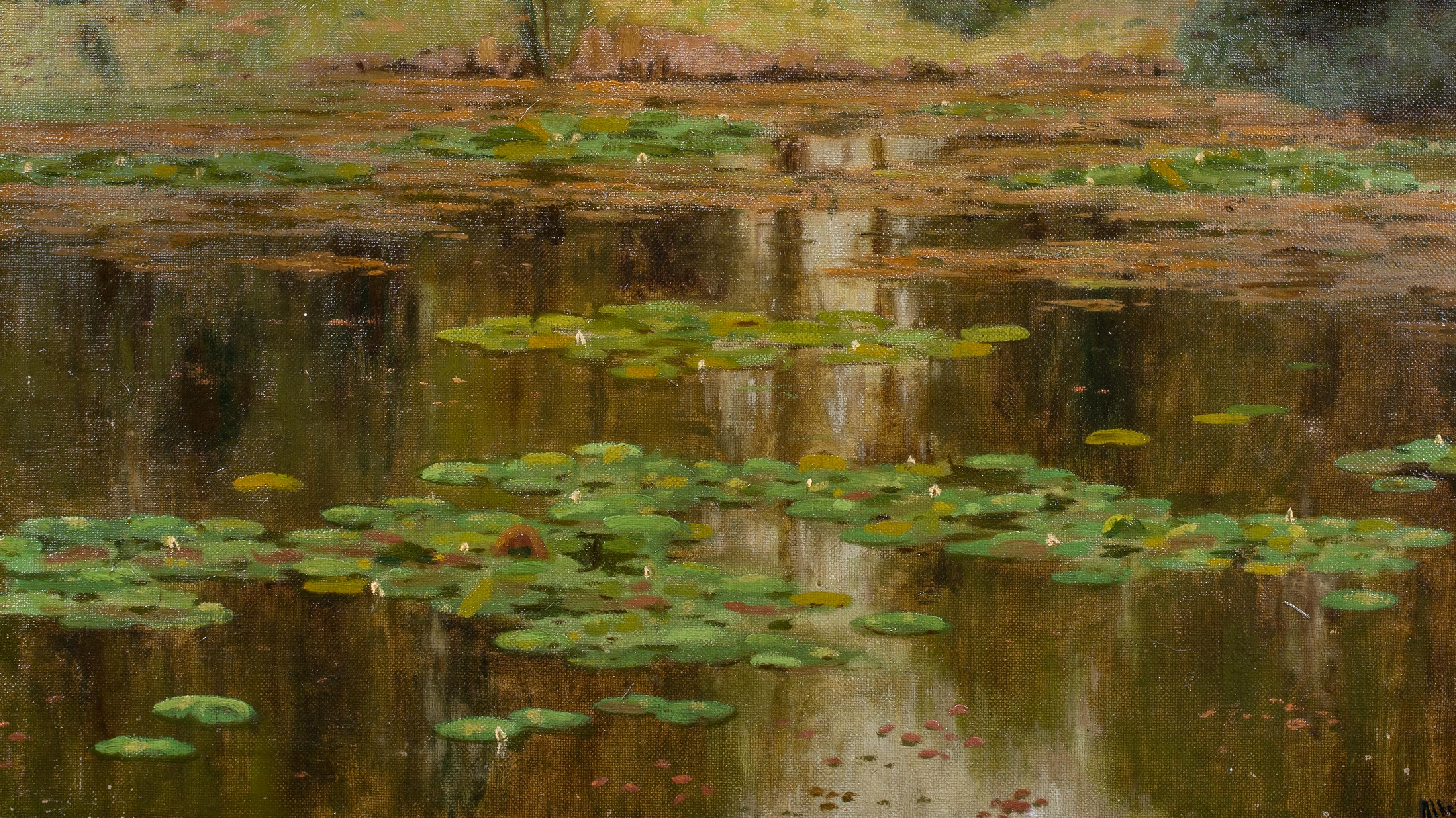 Der Lily-Pond, datiert 1915  Herbert Alker Tripp (1883-1954) 1