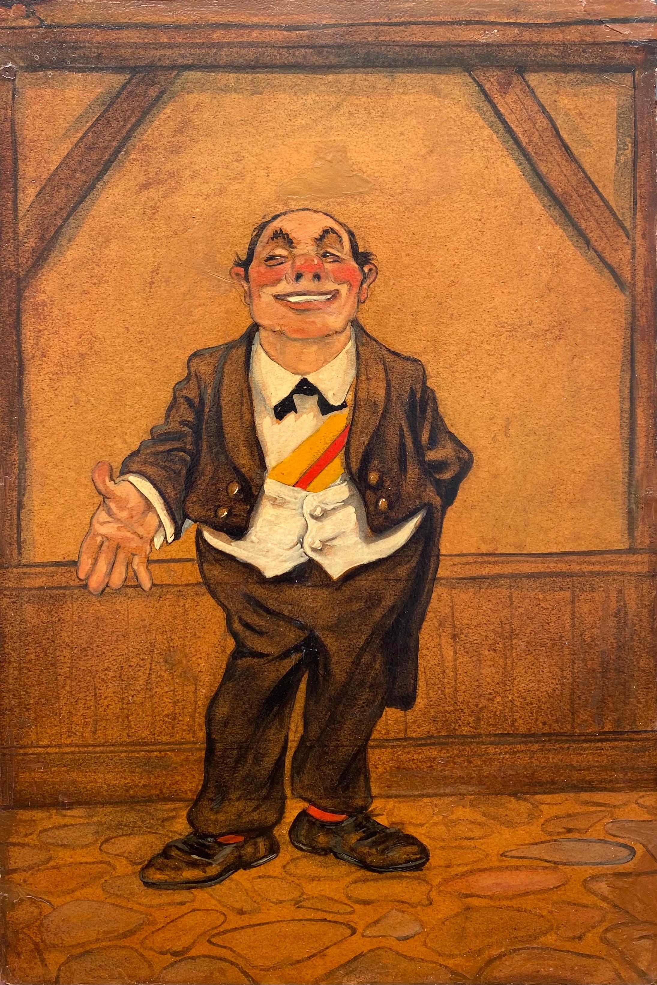 “The Maitre d’” - Painting by Unknown