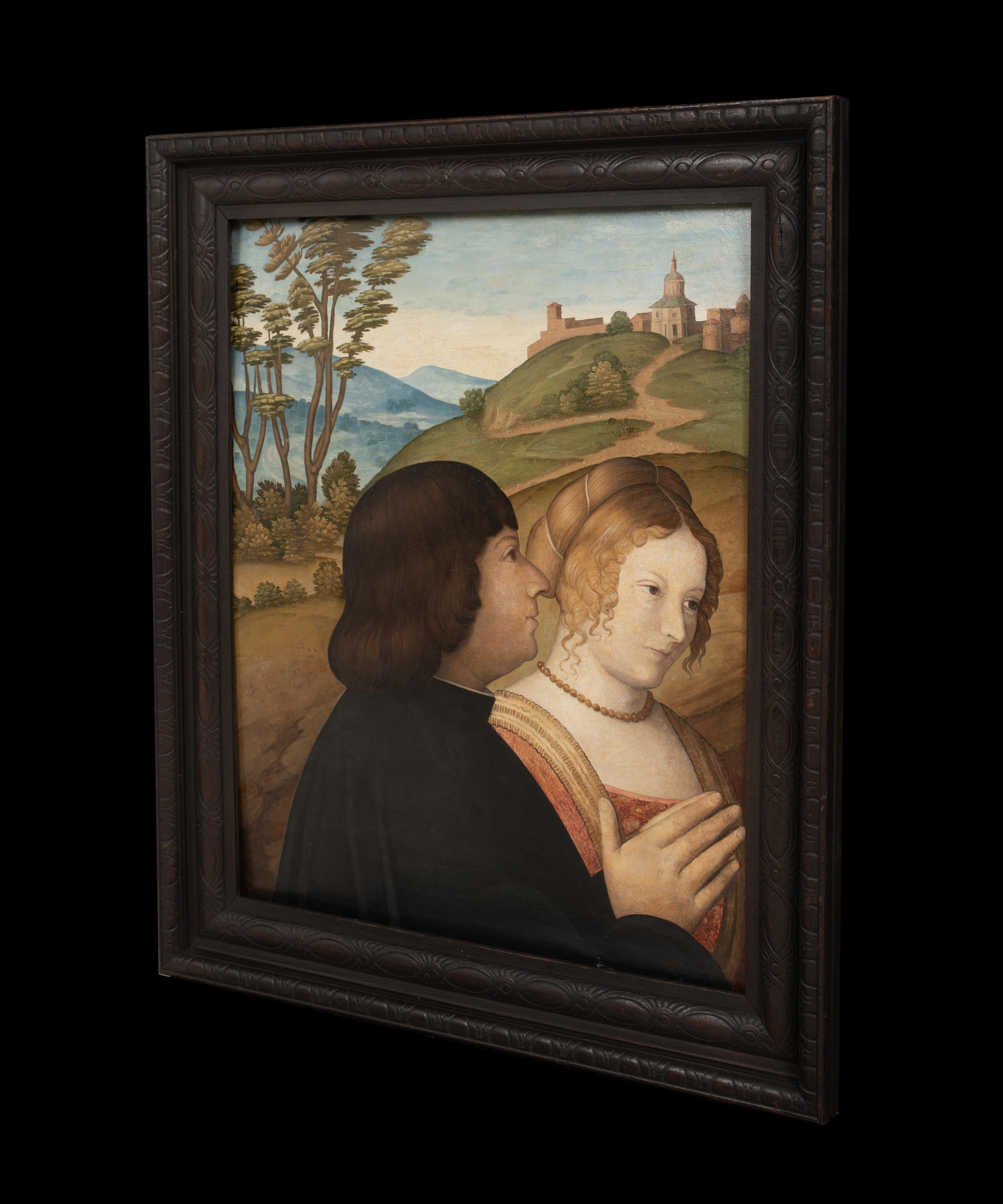 El Matrimonio, Siglo XV / XVI  escuela de BALDASSARE ESTENSE (1443-1504) en venta 4