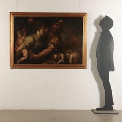 The massacre of Innocents Huile sur toile École italienne 17e siècle