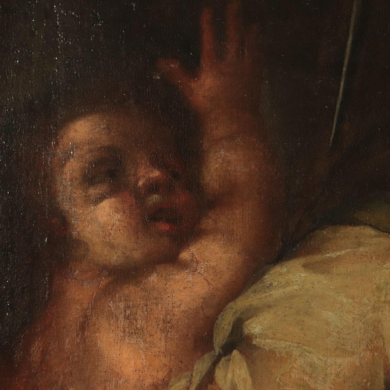 The massacre of Innocents Oil on Canvas Italian School 17th Century 2