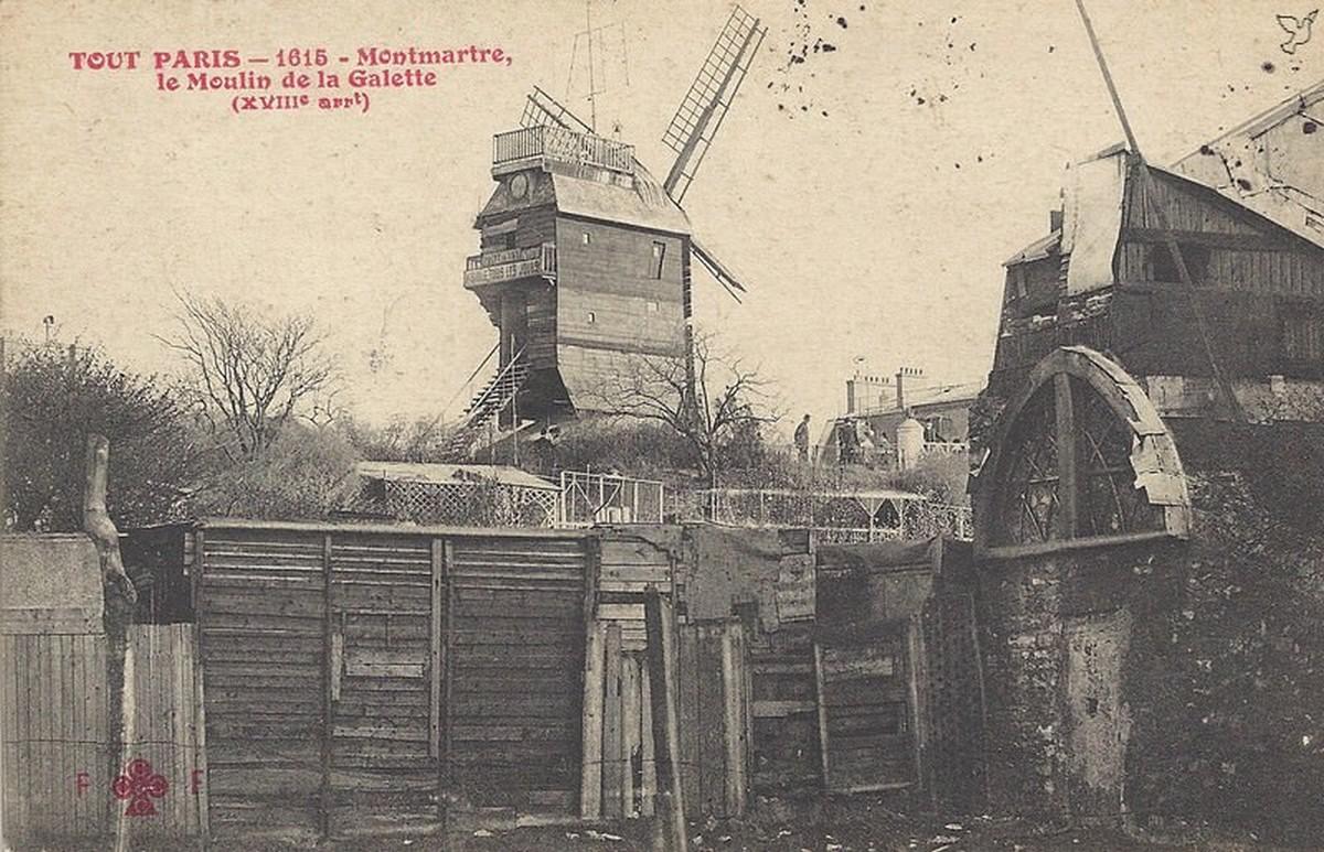 The Mills in Montmartre, Paris, 1907, Öl auf Tafel, signiert und datiert im Angebot 5