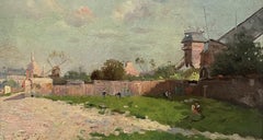 The Mills in Montmartre, Paris, 1907, Öl auf Tafel, signiert und datiert