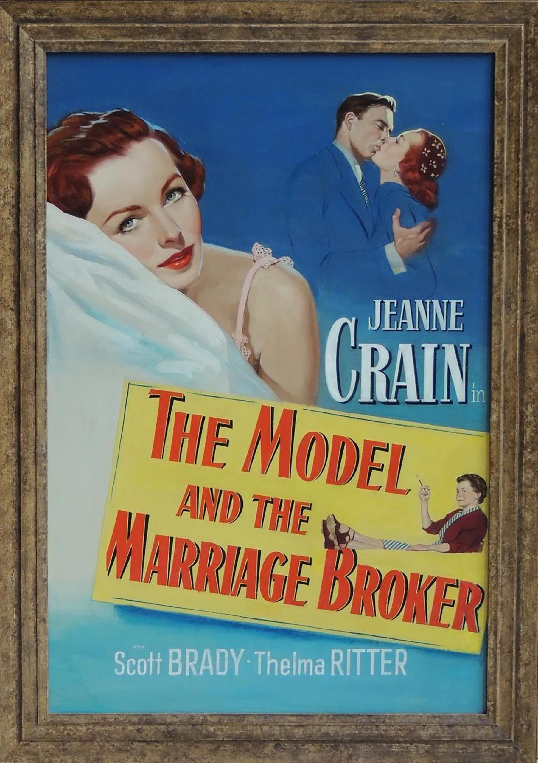 The Model and The Marriage Broker, Movie Poster - Painting by Unknown