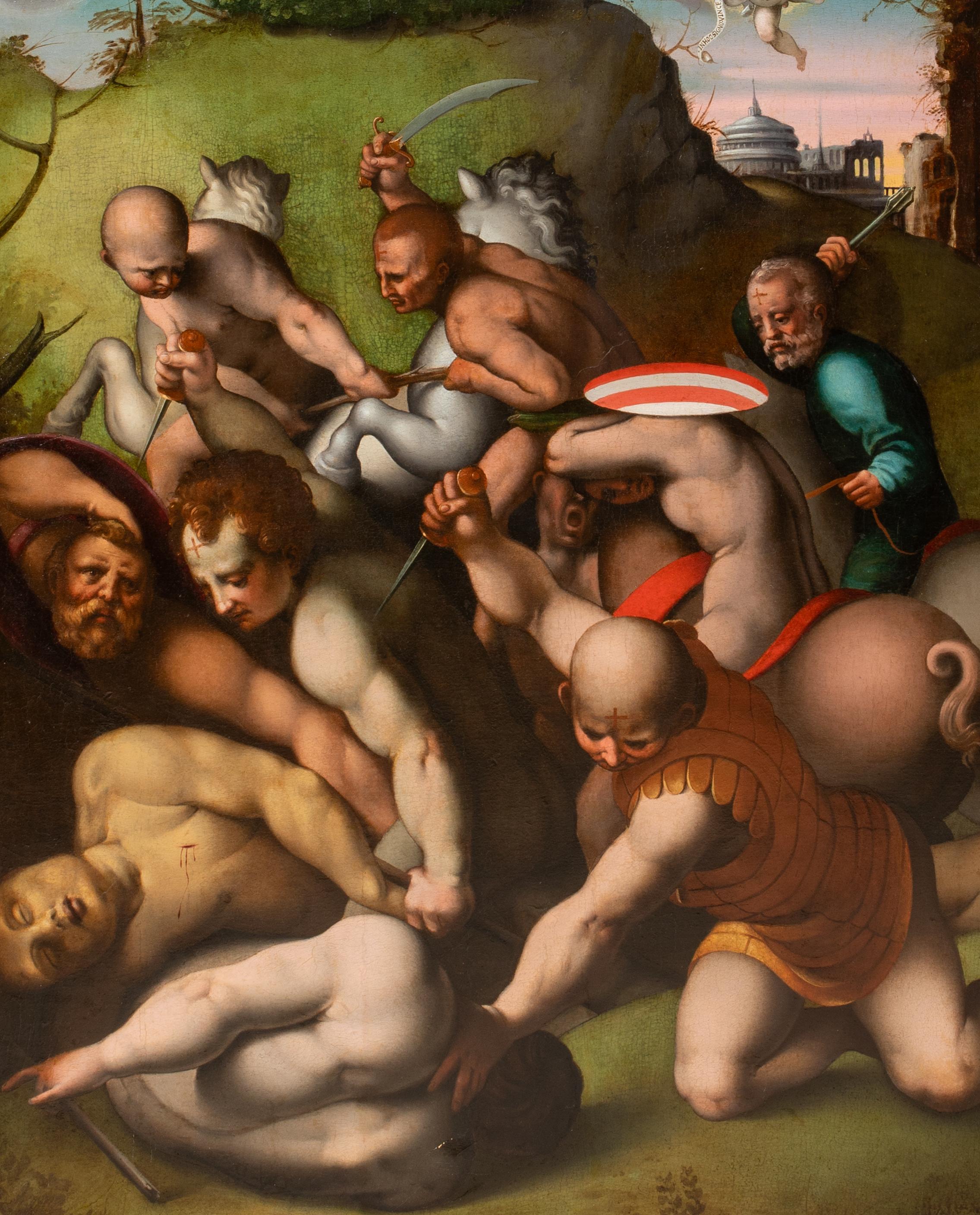L'assassinio di San Maurizio e i 10000 martiri, XVI secolo PONTORMO 2