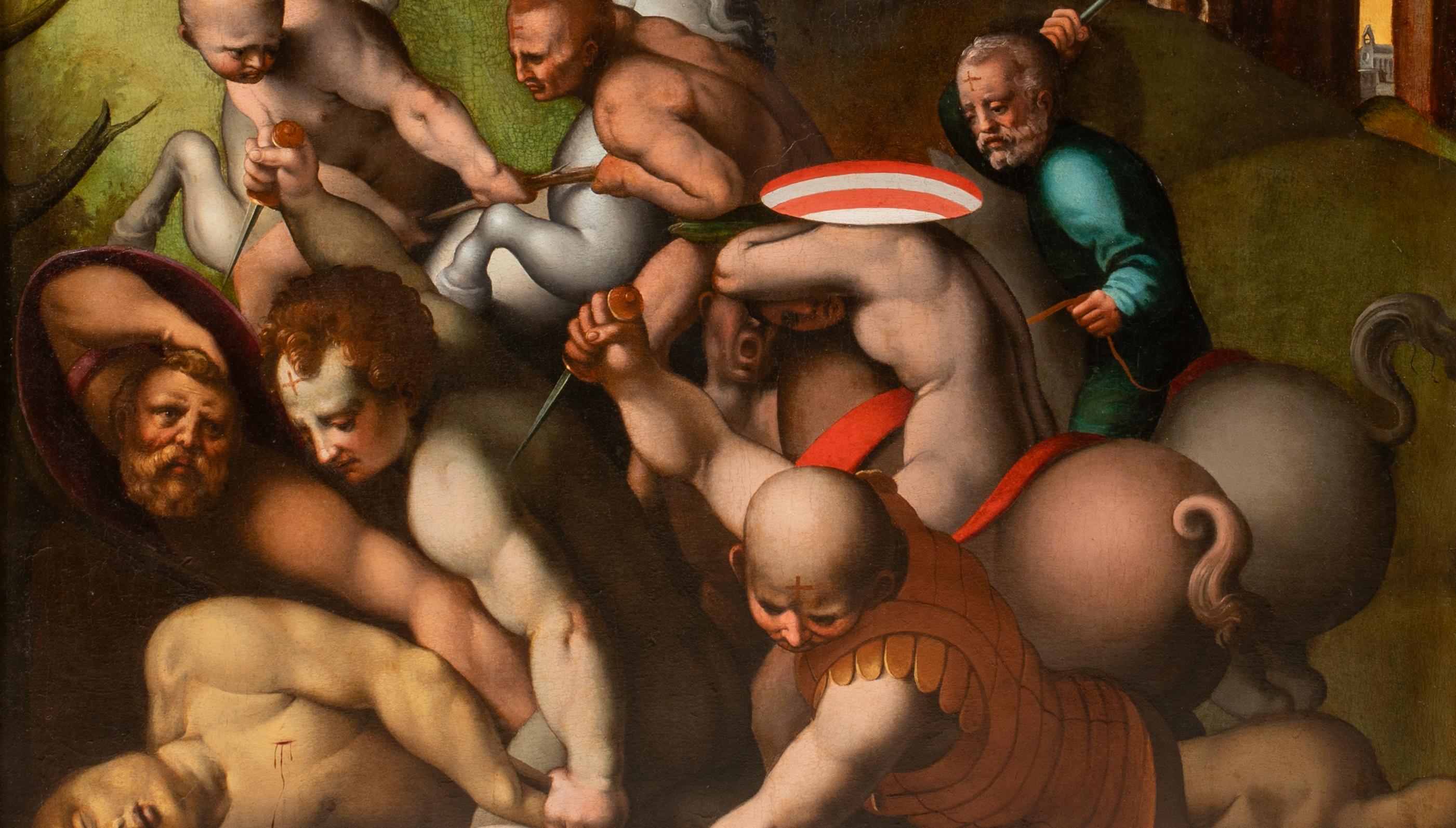 L'assassinio di San Maurizio e i 10000 martiri, XVI secolo PONTORMO 3