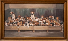 The New Forest Foxhounds, 19th Century by E G Chapman (19th Century British)