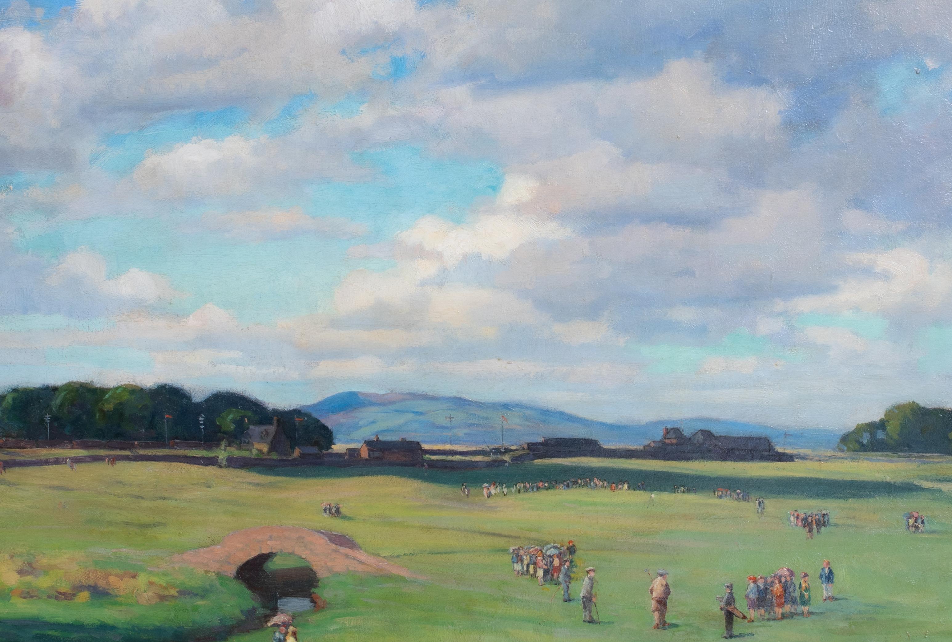 The Old Course, St Andrews, circa 1900  by Harry Gordon Shields R.B.A. Golf 3