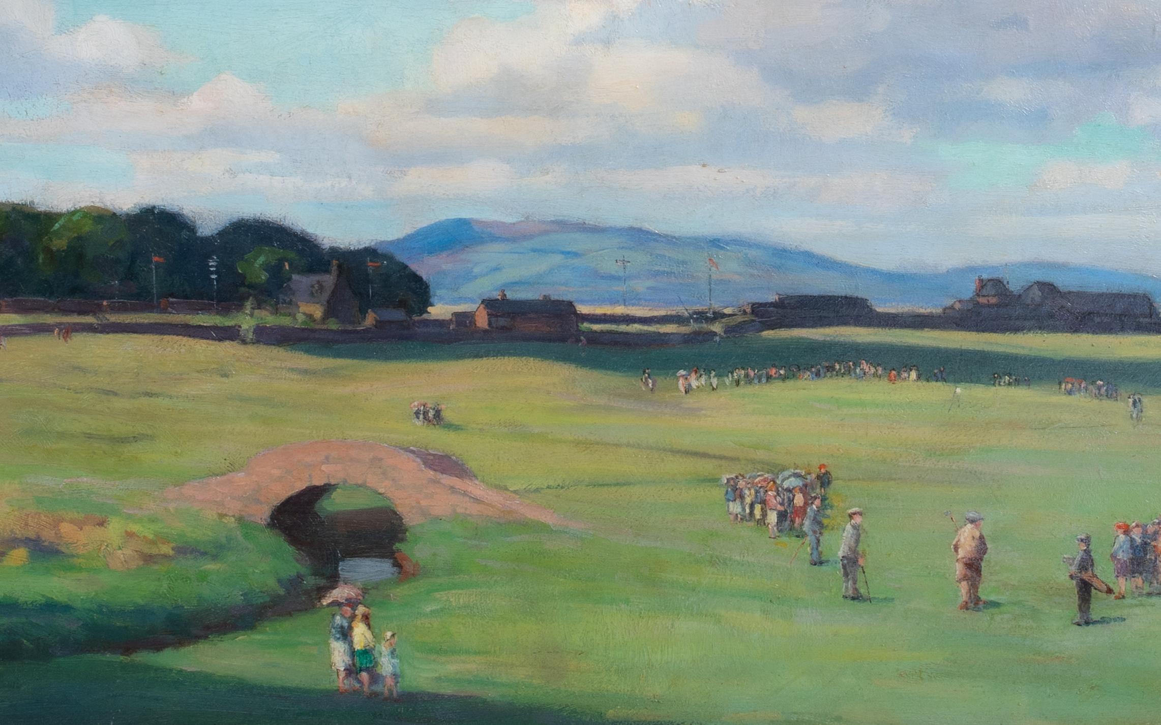 The Old Course, St Andrews, circa 1900  by Harry Gordon Shields R.B.A. Golf 4
