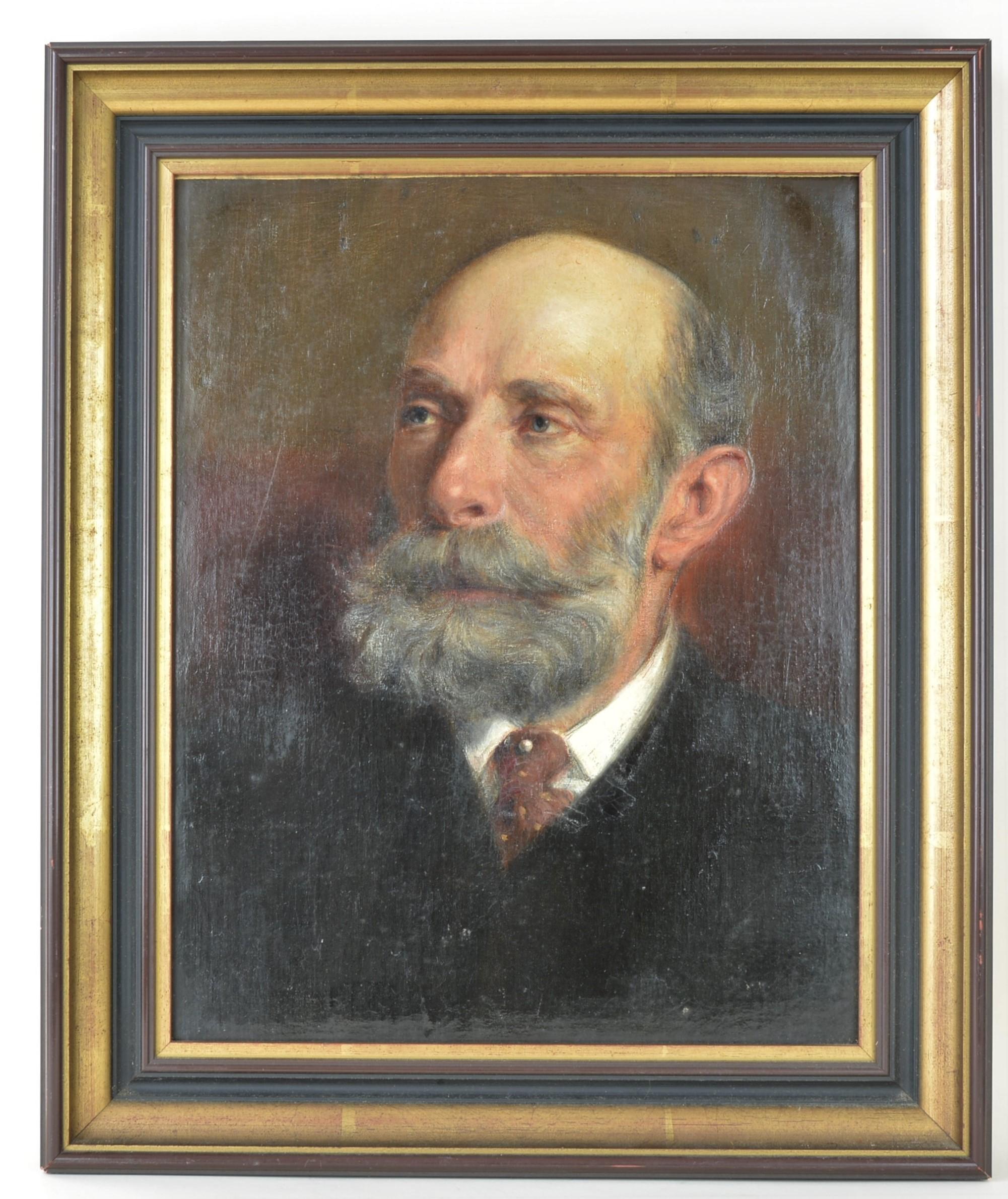 Unknown Portrait Painting - The Old Man