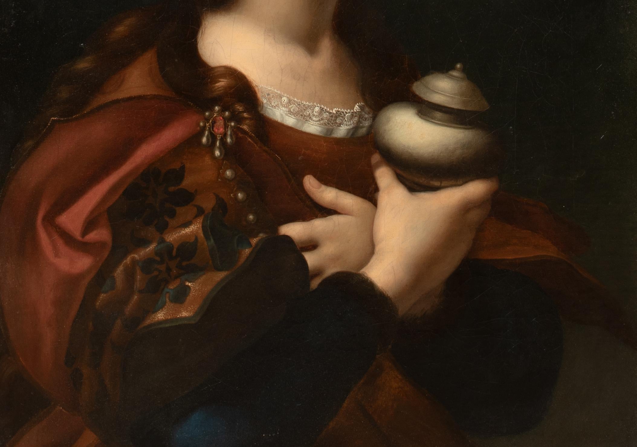 La Magdalena penitente, siglo XVII según CARLO DOLCI (1616-1686) 6