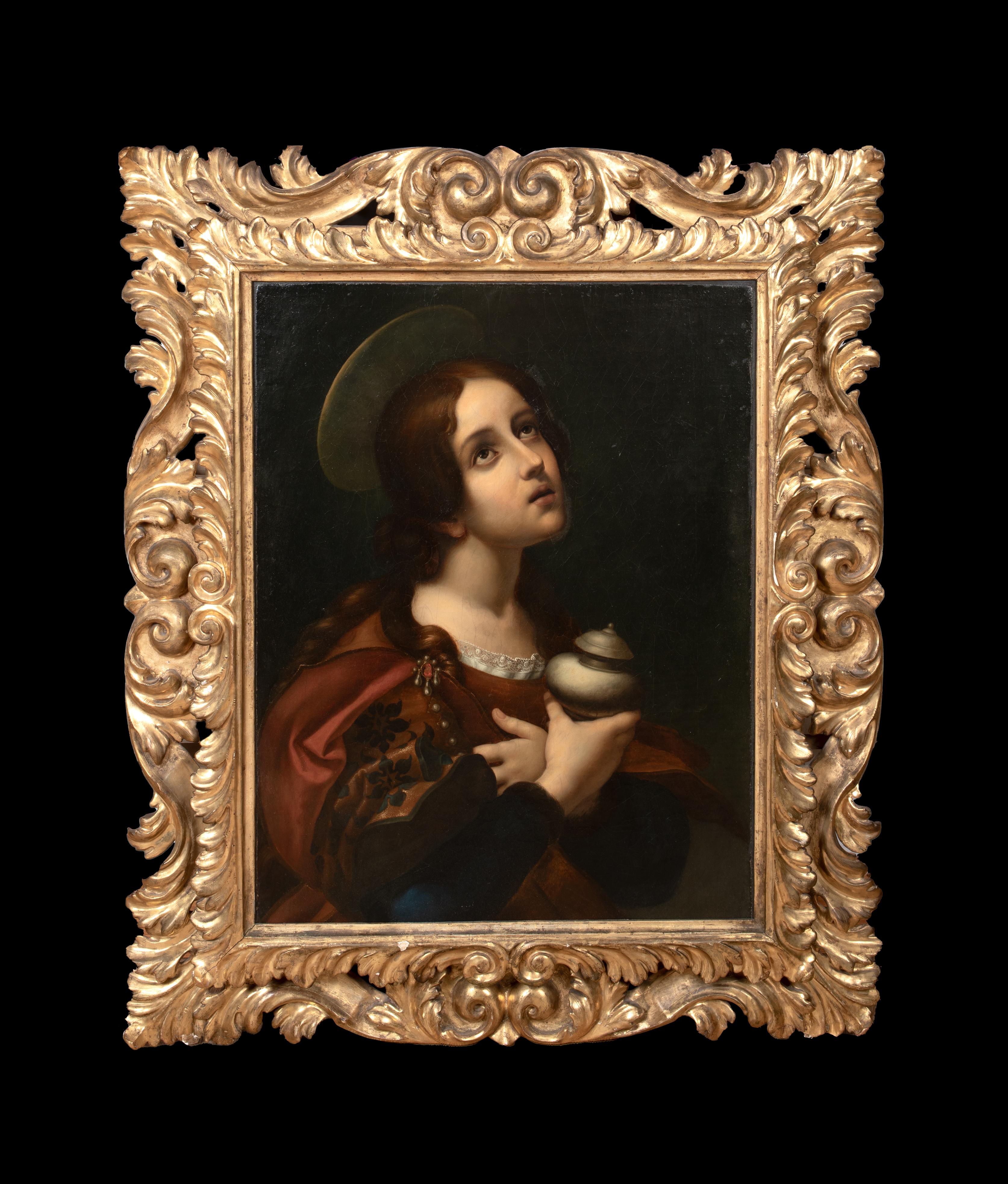 La Magdalena penitente, siglo XVII según CARLO DOLCI (1616-1686) - Painting de Unknown