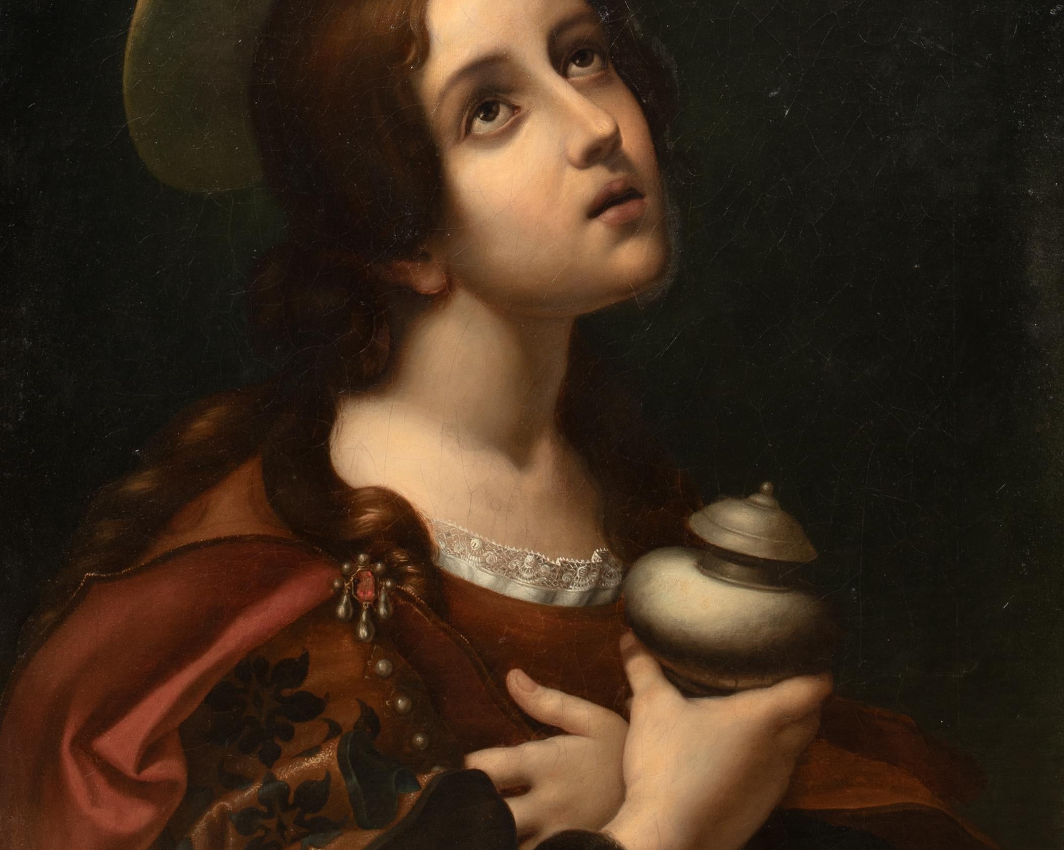 La Magdalena penitente, siglo XVII según CARLO DOLCI (1616-1686) 2