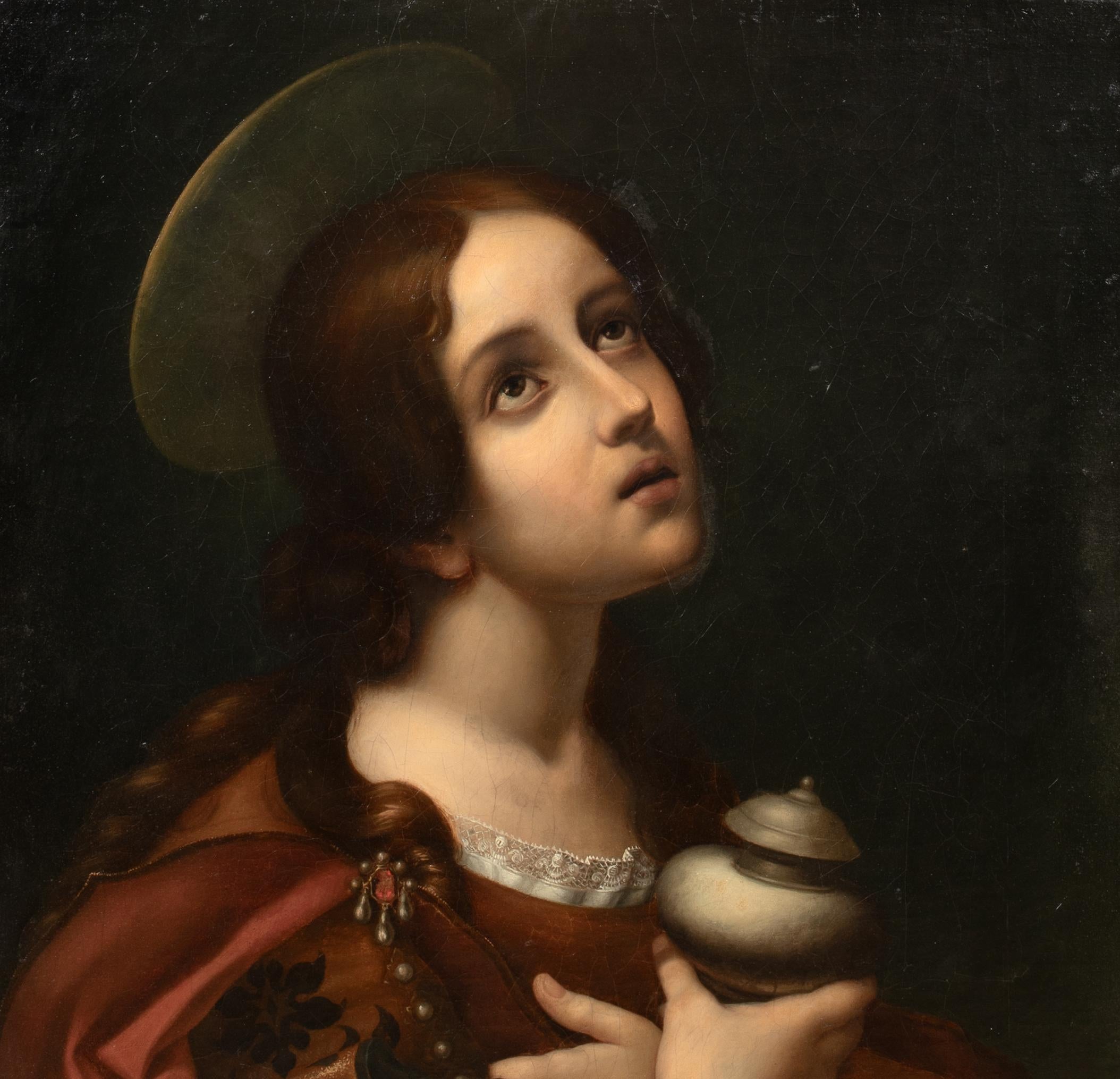 La Magdalena penitente, siglo XVII según CARLO DOLCI (1616-1686) 3