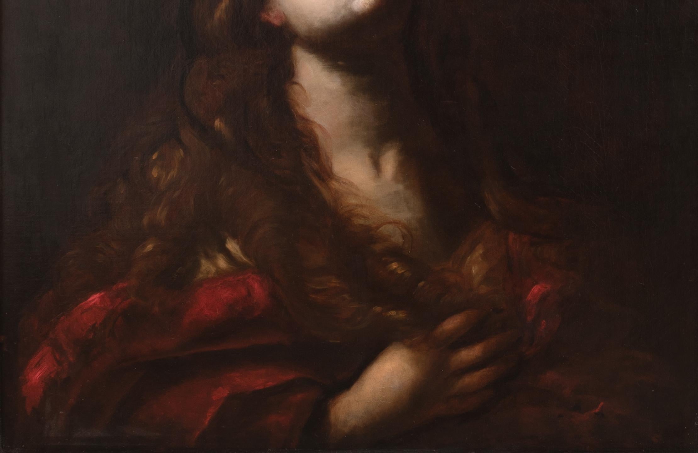 The Penitent Mary Magdalene, 17th Century Venetian School im Angebot 6